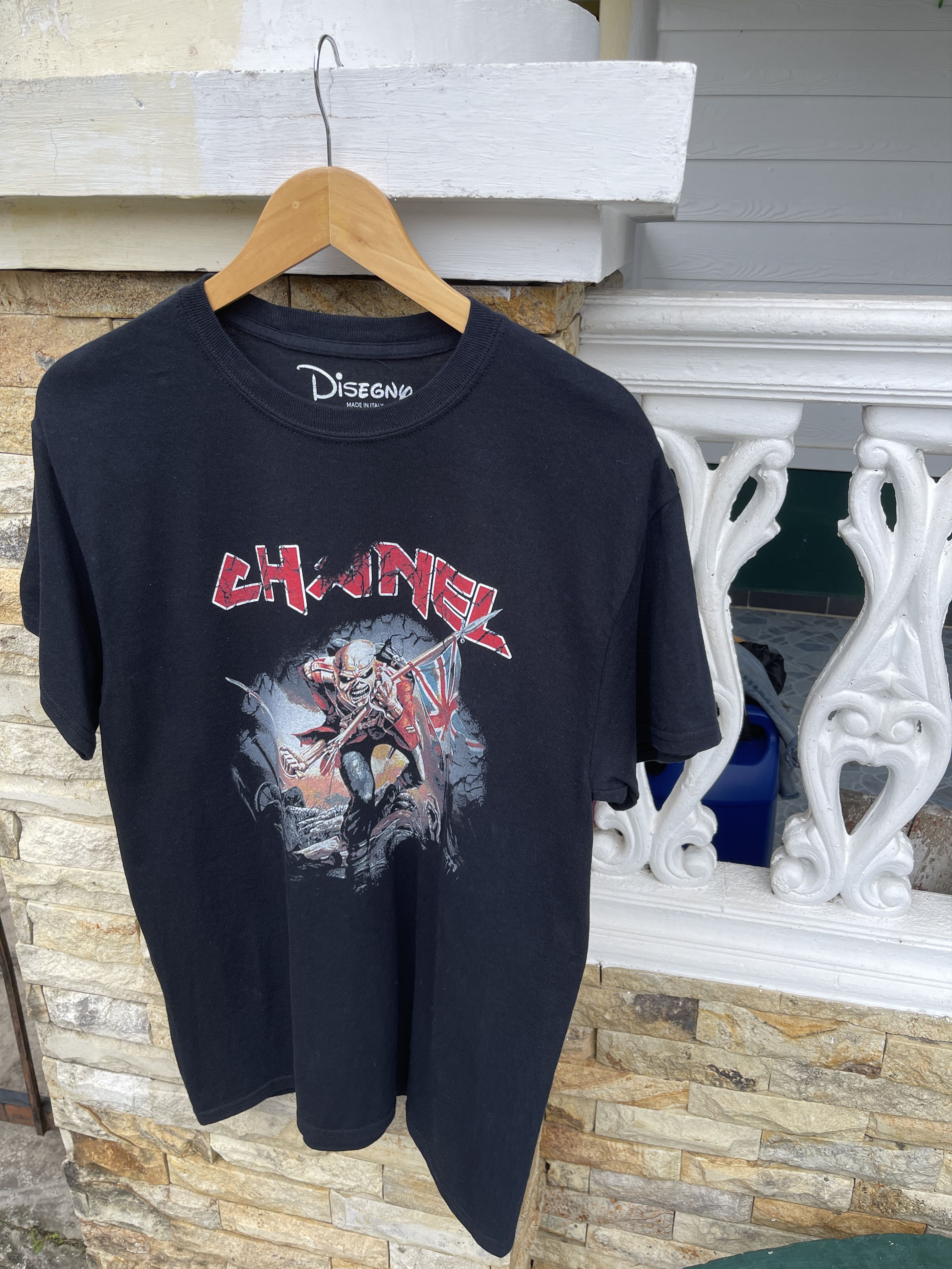 Last Drop🔥Rare🔥Designer Chanel x Iron Maiden Band T-Shirt