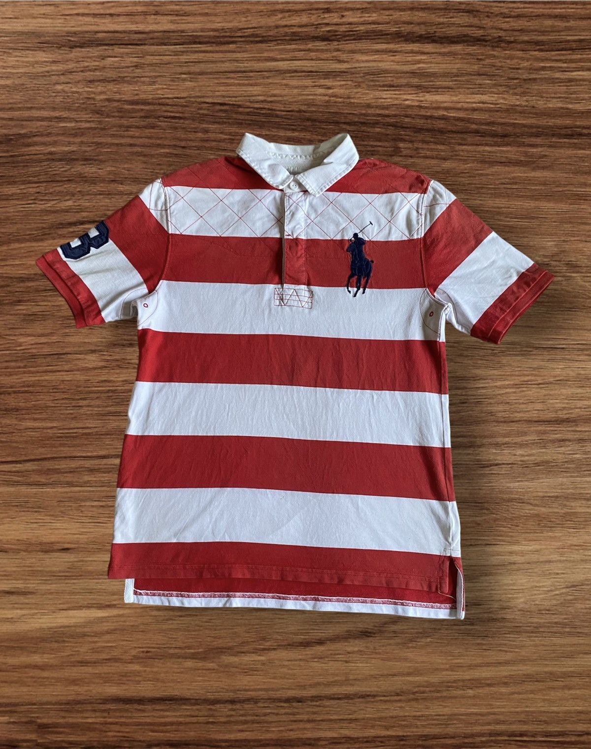 Polo Ralph Lauren 🔥🔥Vintage Polo Ralph Lauren Striped Polo Tee Size US M / EU 48-50 / 2 - 1 Thumbnail