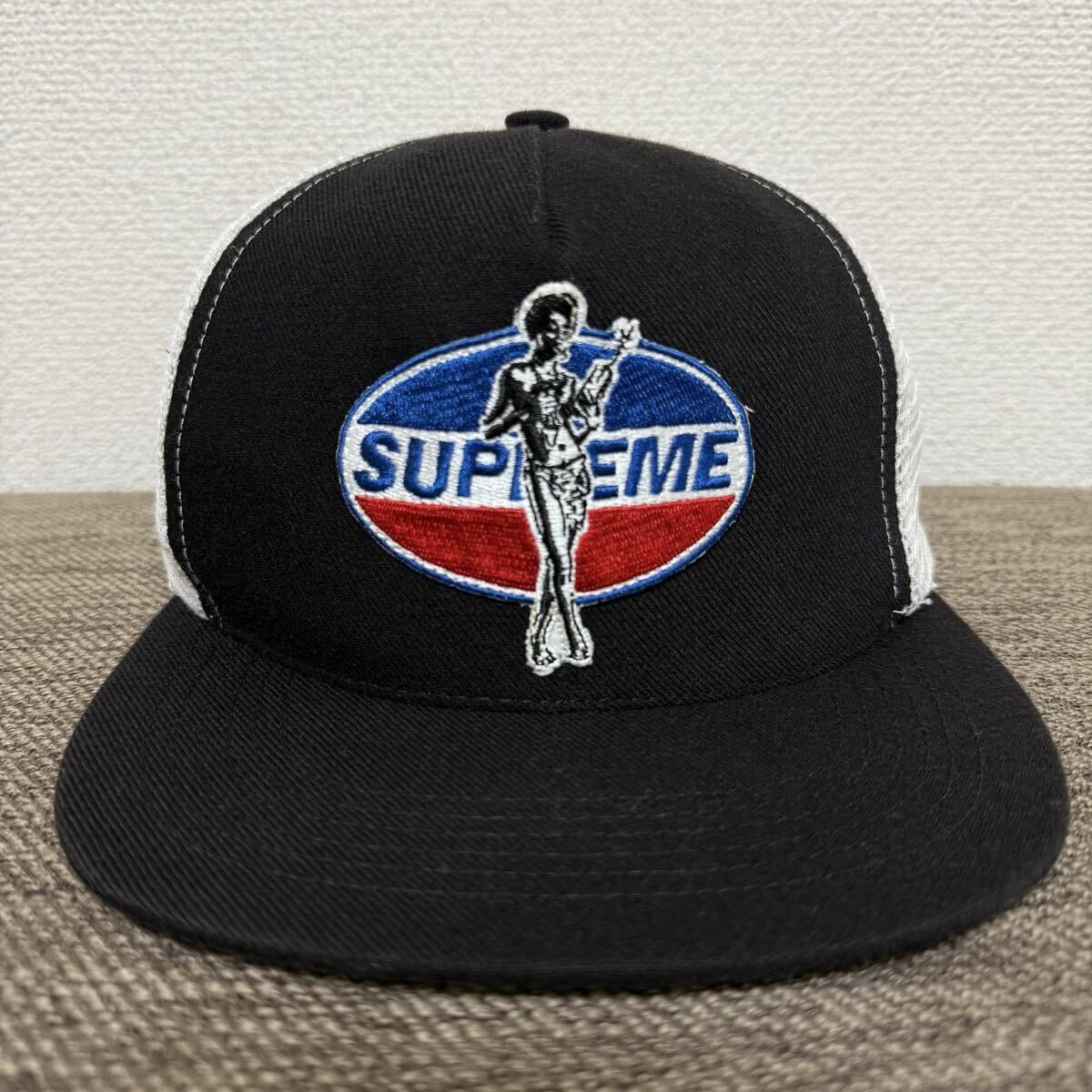 Supreme Supreme x HYSTERIC GLAMOR 17AW Mesh Back 5-Panel Cap Black Size ONE SIZE - 1 Thumbnail