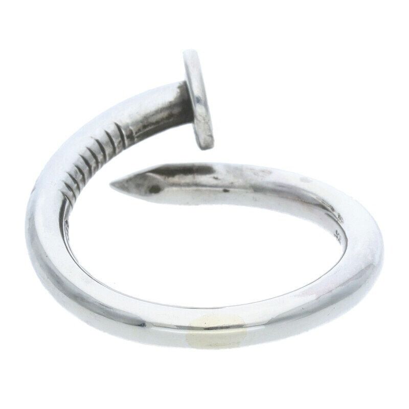 Chrome Hearts Nail Flat Silver Ring GZ11