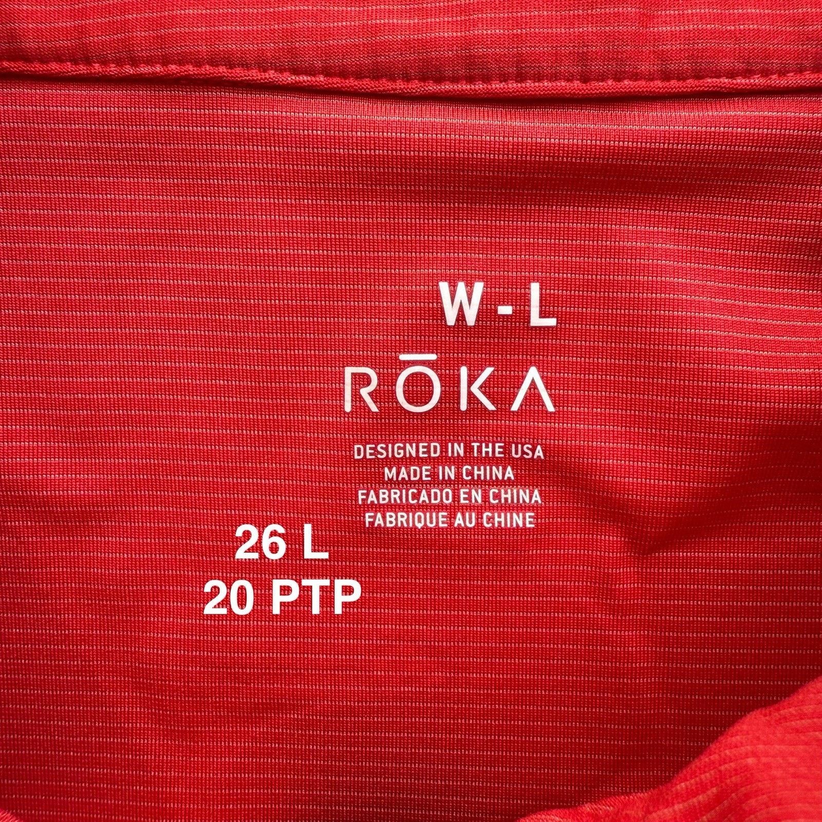 Other Roka 1/4 Zip Pullover Women's Large Red Lightweight USA Size L / US 10 / IT 46 - 6 Thumbnail