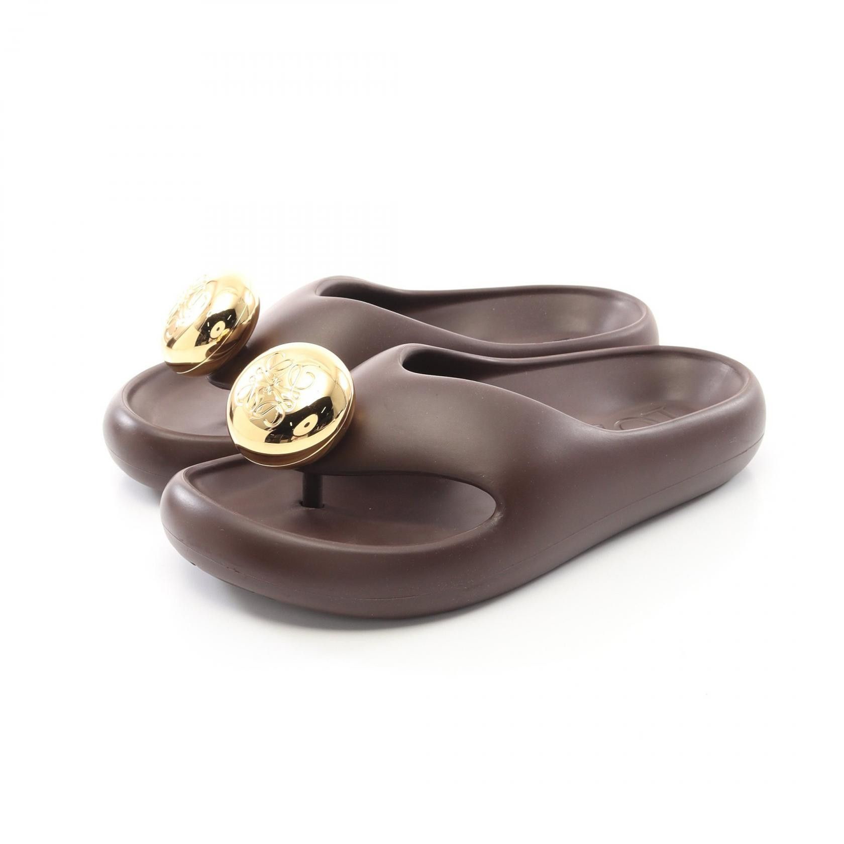 Loewe Loewe Foam Pebble Rubber Sandals Plastic Shoes L815465Xad880539 in Brown, Women's