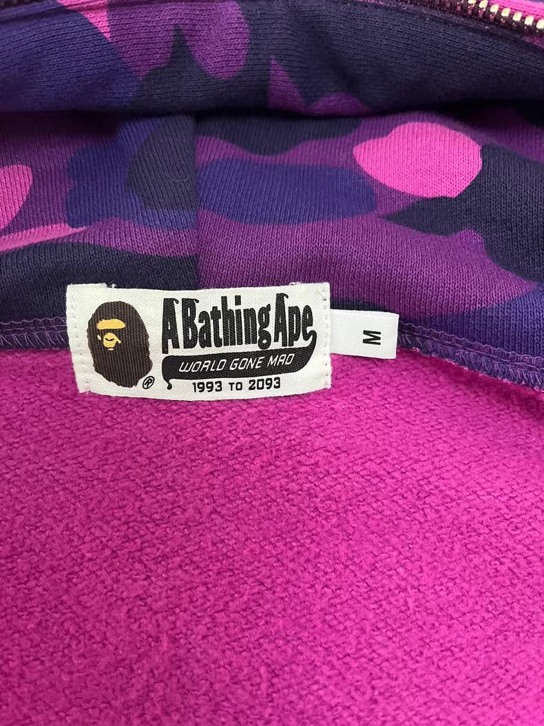 Bape Purple Camouflage BAPE Zip-up Hoodie Size US M / EU 48-50 / 2 - 6 Thumbnail