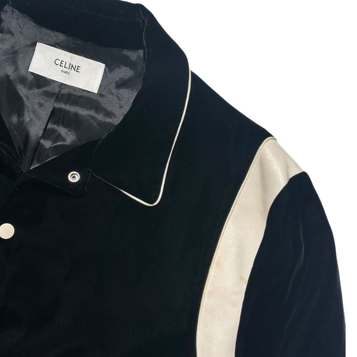 Celine $2,400 Velvet teddy bomber jacket Size US L / EU 52-54 / 3 - 2 Thumbnail