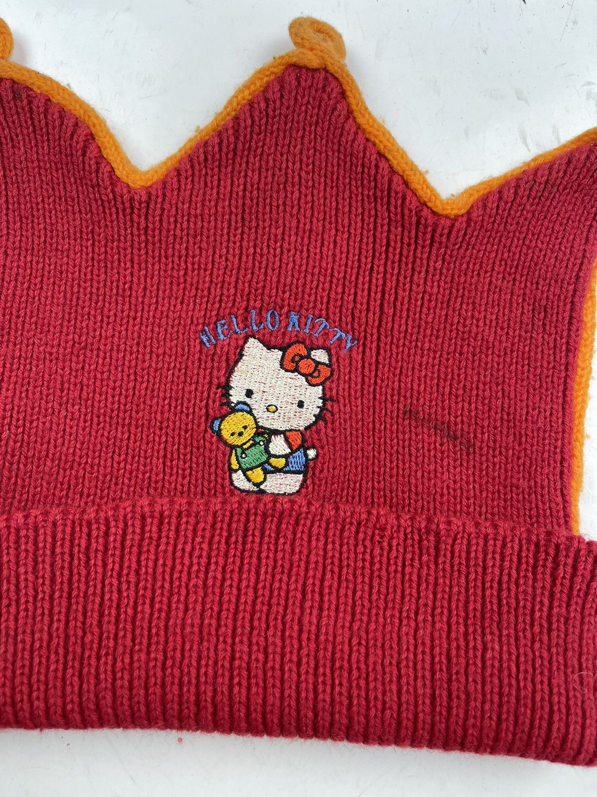 Vintage rare hello kitty beanie hat snow cap tc26 Size ONE SIZE - 4 Thumbnail