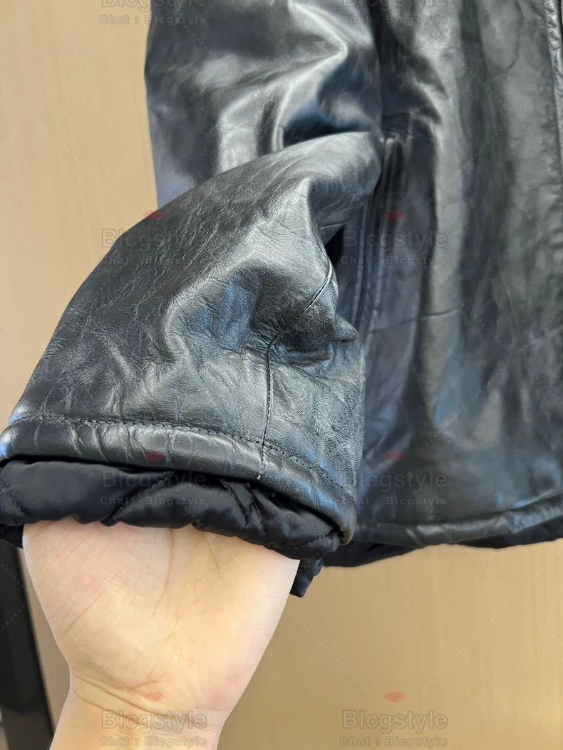 Balenciaga Balenciaga Crushed Distressed Vintage Leather Jacket Size US S / EU 44-46 / 1 - 5 Thumbnail