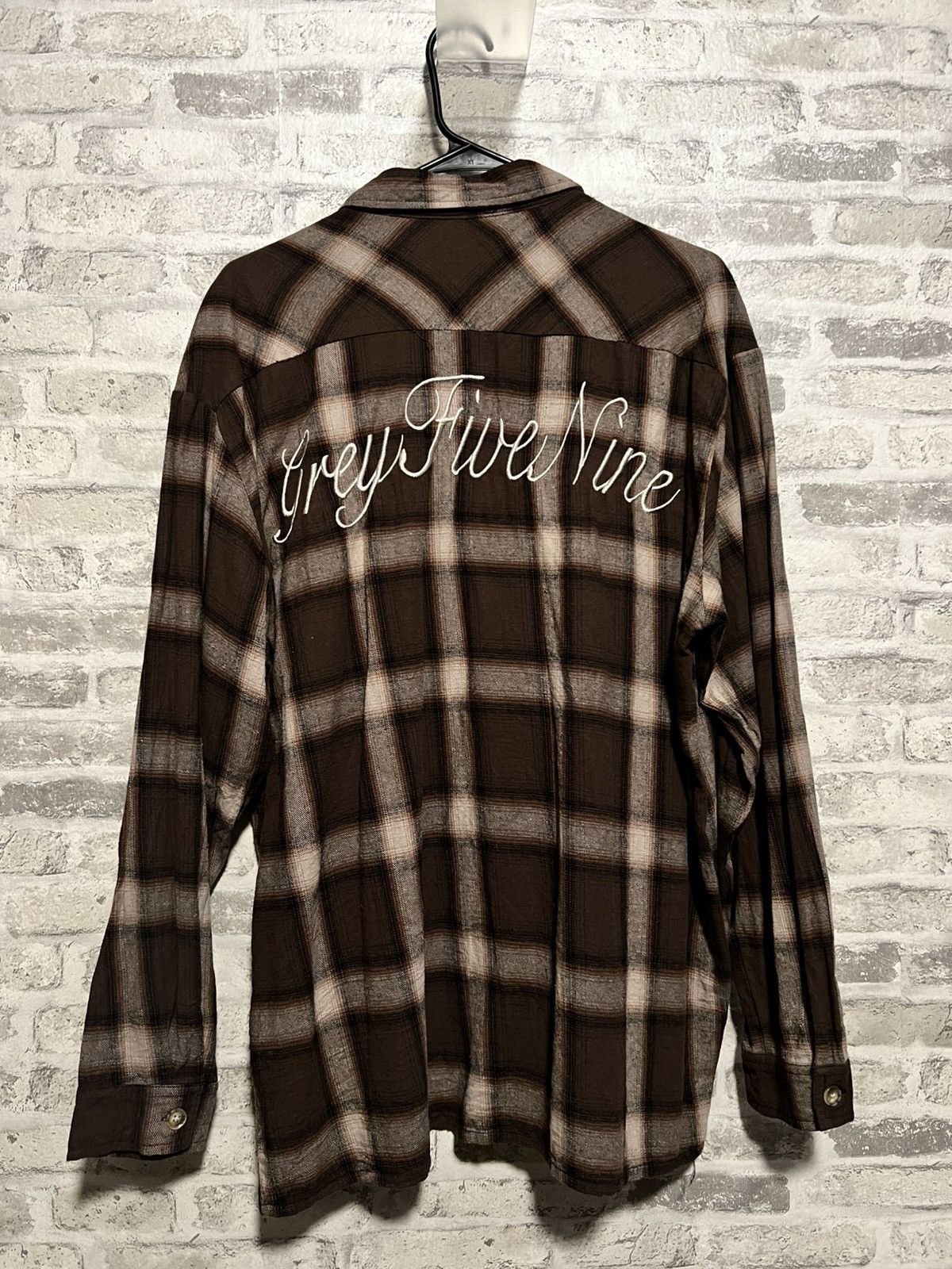 G59 Records G59 - SHADOW PLAID ZIP FLANNEL (BROWN) LARGE Size US L / EU 52-54 / 3 - 7 Thumbnail