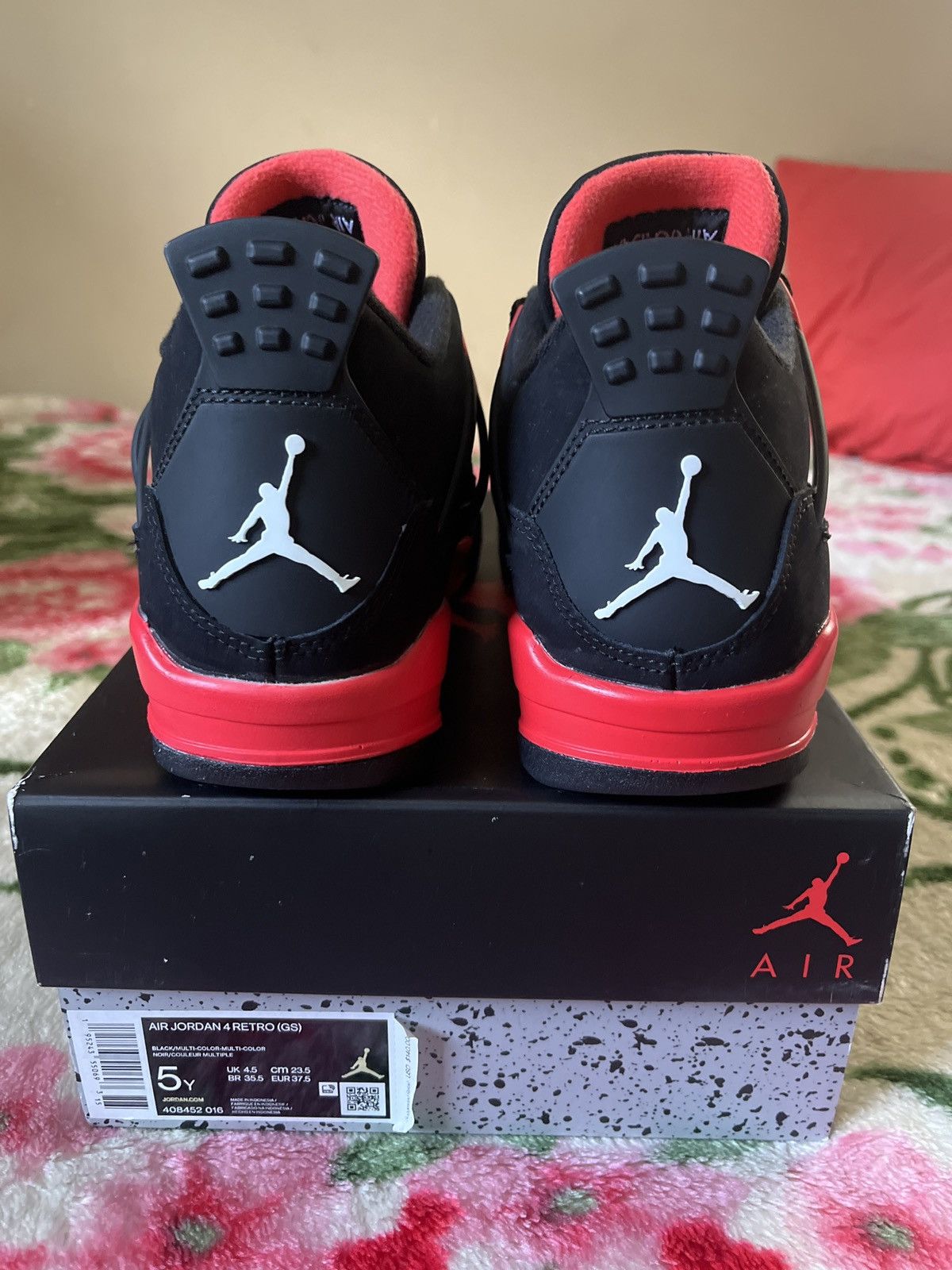 Jordan Brand Air jordan 4 Red Thunder Size US 5 / EU 37 - 4 Thumbnail