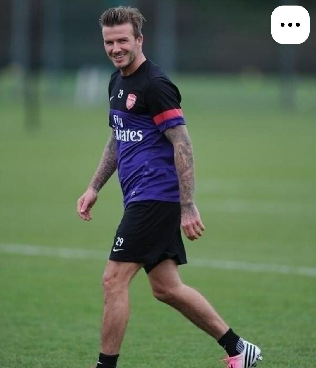 Nike Nike Arsenal 2012/13 Training Jersey Fly Emirates Purple M Size US M / EU 48-50 / 2 - 22 Thumbnail