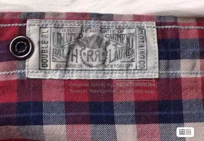 RRL Ralph Lauren RRL Plaid Shirt Red and Blue. Size US XL / EU 56 / 4 - 6 Thumbnail