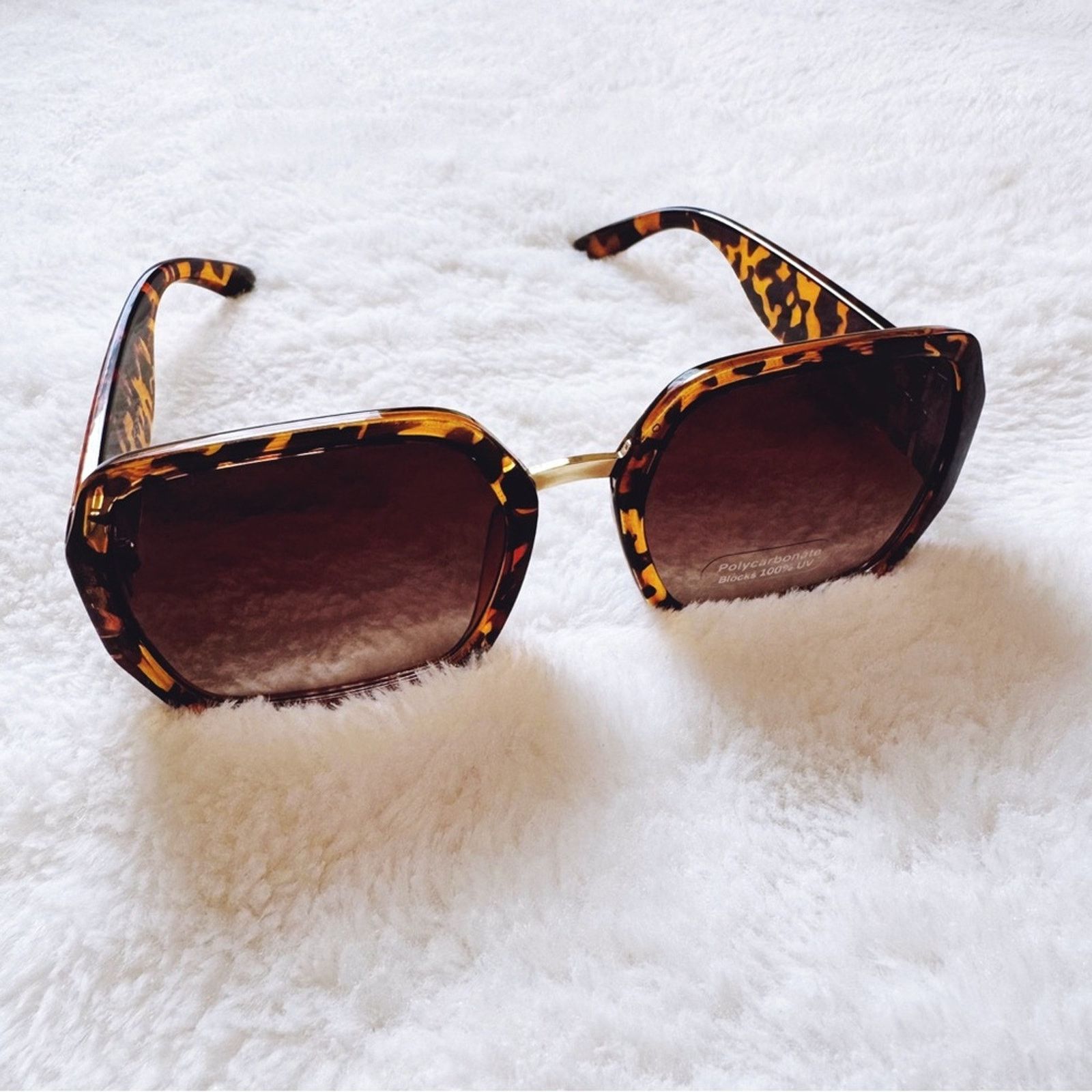Other Layla Tortoise Brown Sleek Square Sunglasses Size ONE SIZE - 6 Thumbnail