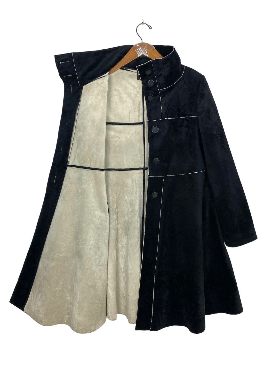 Emporio Armani Rare‼️ Emporio Armani Suede Swing Coat Made in Italy Size M / US 6-8 / IT 42-44 - 2 Thumbnail
