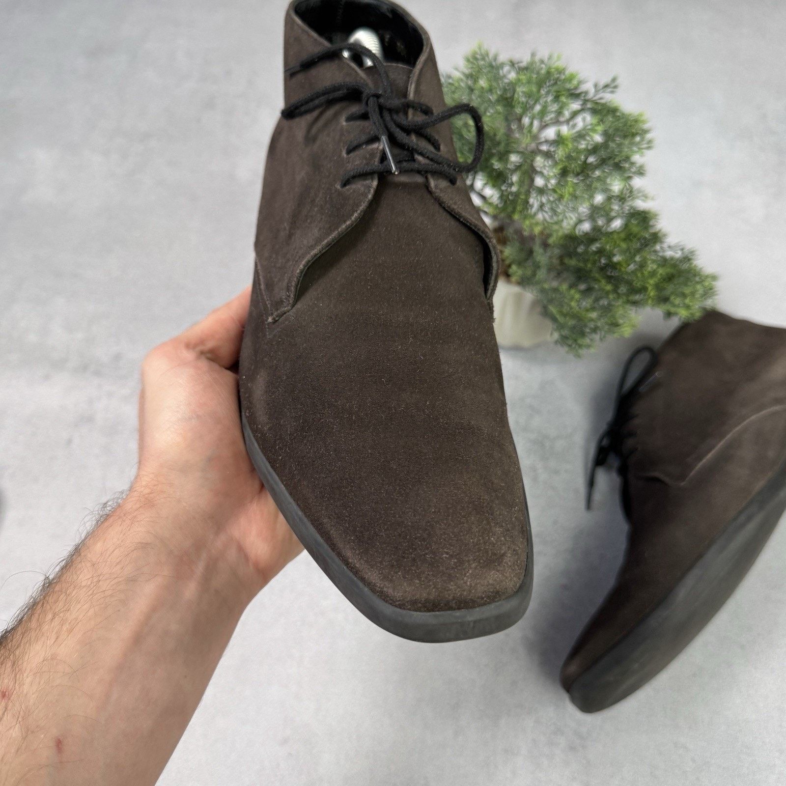 Prada Prada Men Chukka Boot Brown Suede Size US 9 Size US 9 / EU 42 - 6 Thumbnail