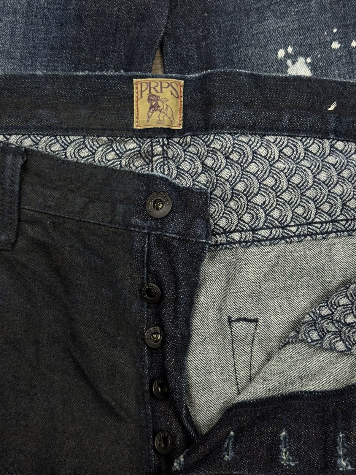 Prps PRPS DENIM PAINTED FADED PANTS SIZE : 34 Size US 34 / EU 50 - 11 Thumbnail