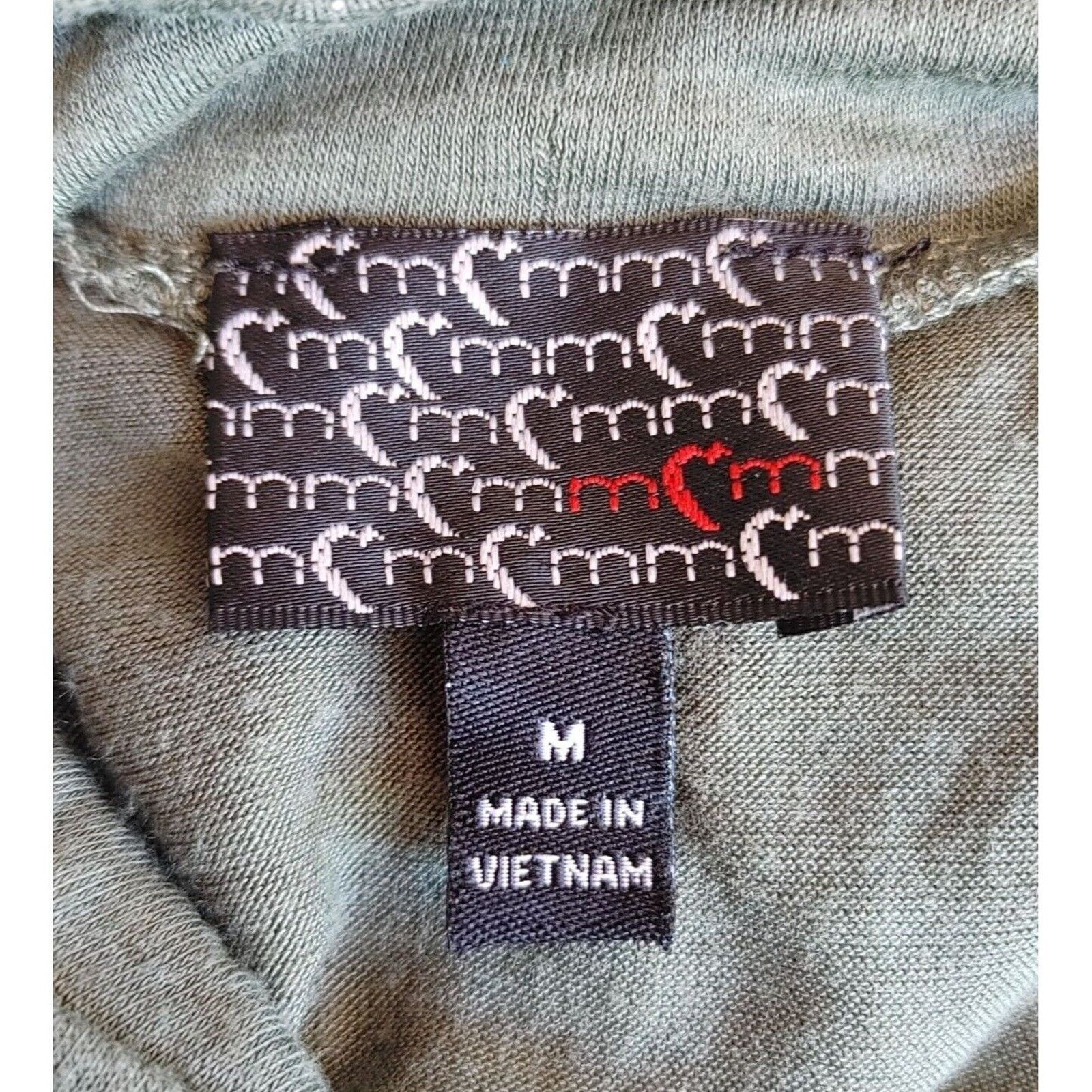 MCM MCM Womens M Long Sleeve Tight Knit Mock Neck Top Shirt Size M / US 6-8 / IT 42-44 - 3 Thumbnail