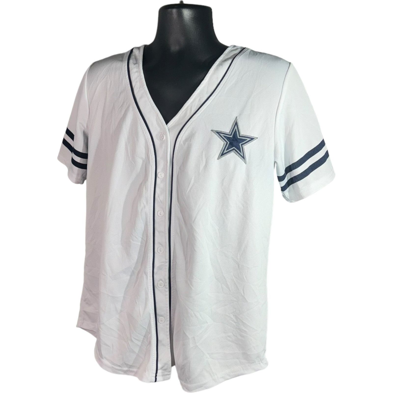 NFL Women's NFL Dallas Cowboys Button Down Jersey Size US M / EU 48-50 / 2 - 3 Thumbnail