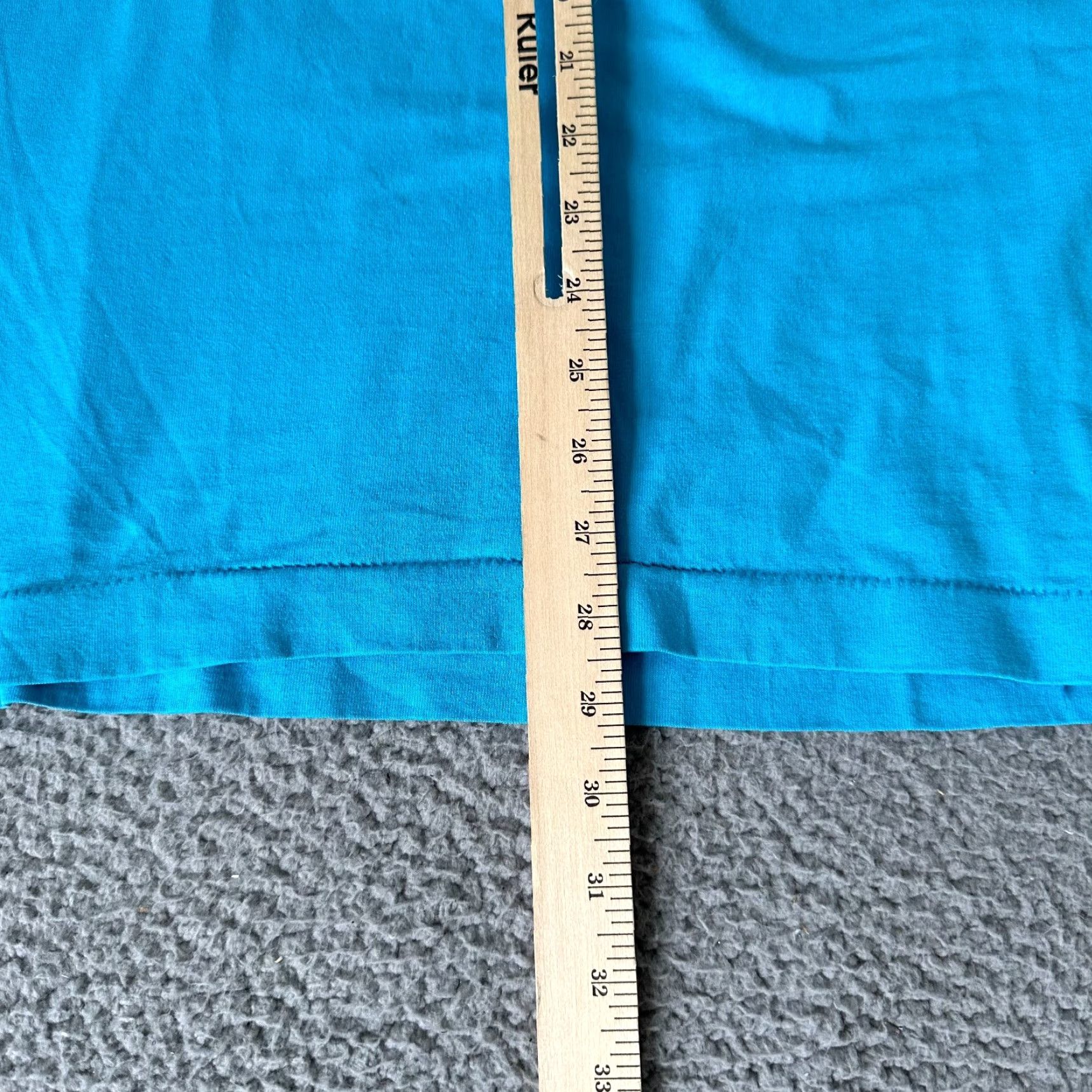 Fruit Of The Loom VINTAGE Screen Stars Shirt Mens XL Blue Teal 80s Classic Crew Neck Short Sleeve Cotton Jersey Fruit of the Loom T-Shirt Size US XL / EU 56 / 4 - 7 Thumbnail