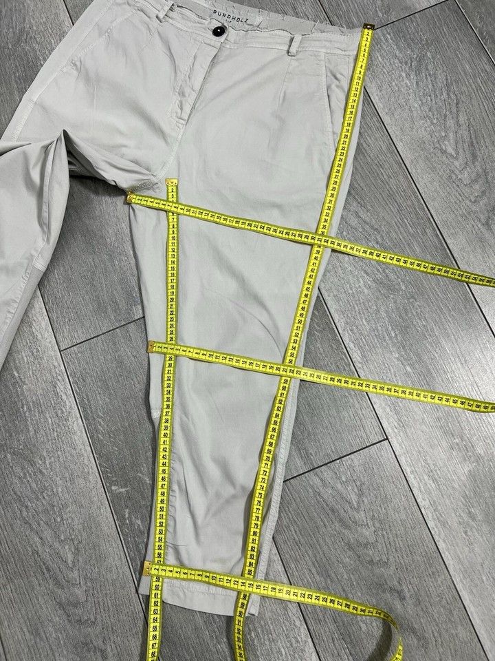 Rundholz Rundholz DIP Women’s Pants Grey Feels Cotton Size L-XL Size 32" / US 10 / IT 46 - 14 Thumbnail
