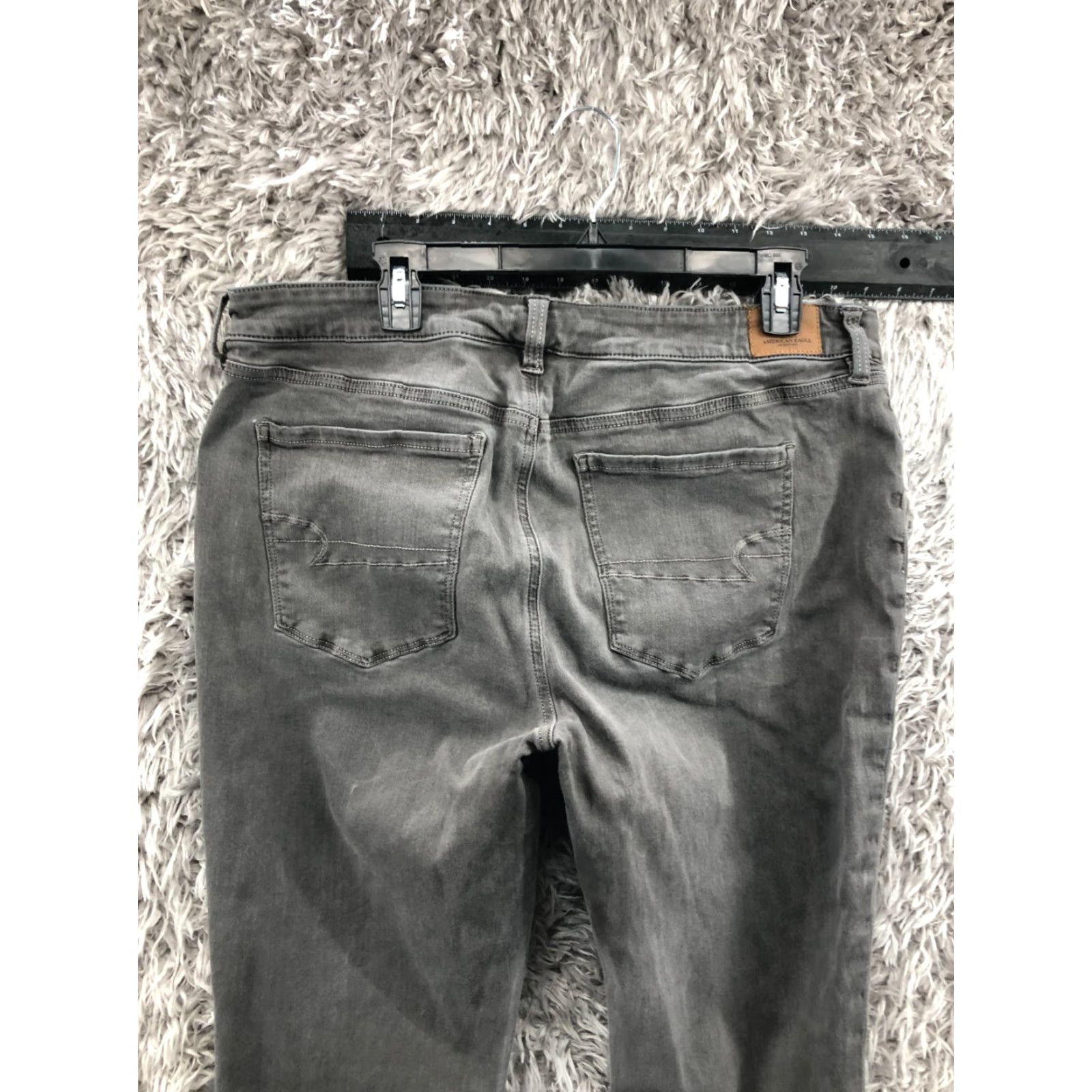 American Eagle Outfitters American Eagle Outfitters Jegging Jeans Size 36 Womens Medium Wash Gray Regular Rise 5-Pocket Denim Cotton Brand Comfortable Pants Mens, Womens Size 25" / US 0 / IT 36 - 7 Thumbnail