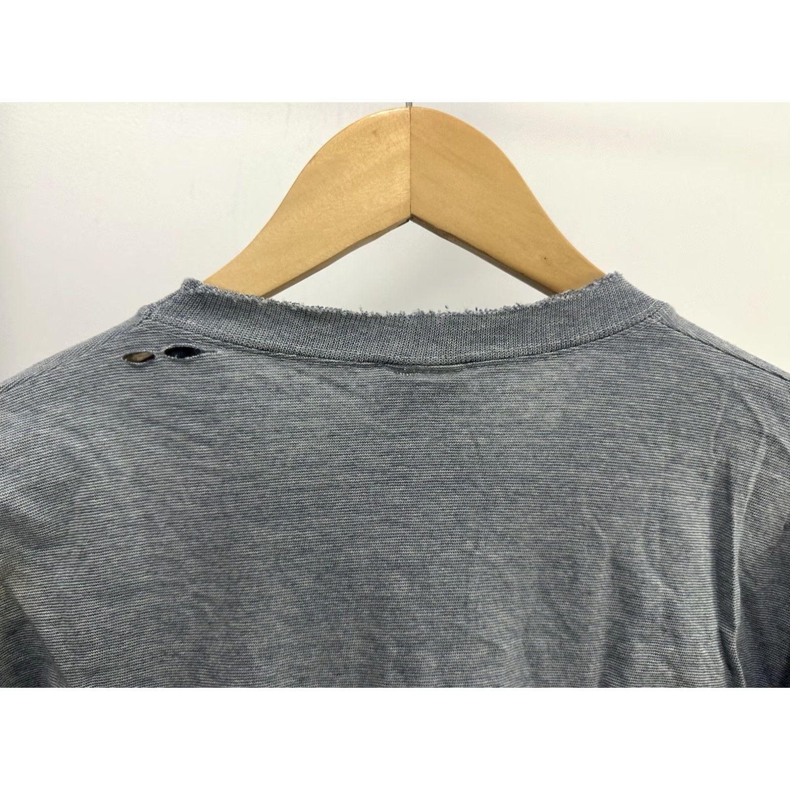 Thrasher VTG 90s Cal Cru Striped T-Shirt XL BLUE Men Short Sleeve Distressed Thrashed Size XL Size US XL / EU 56 / 4 - 6 Thumbnail