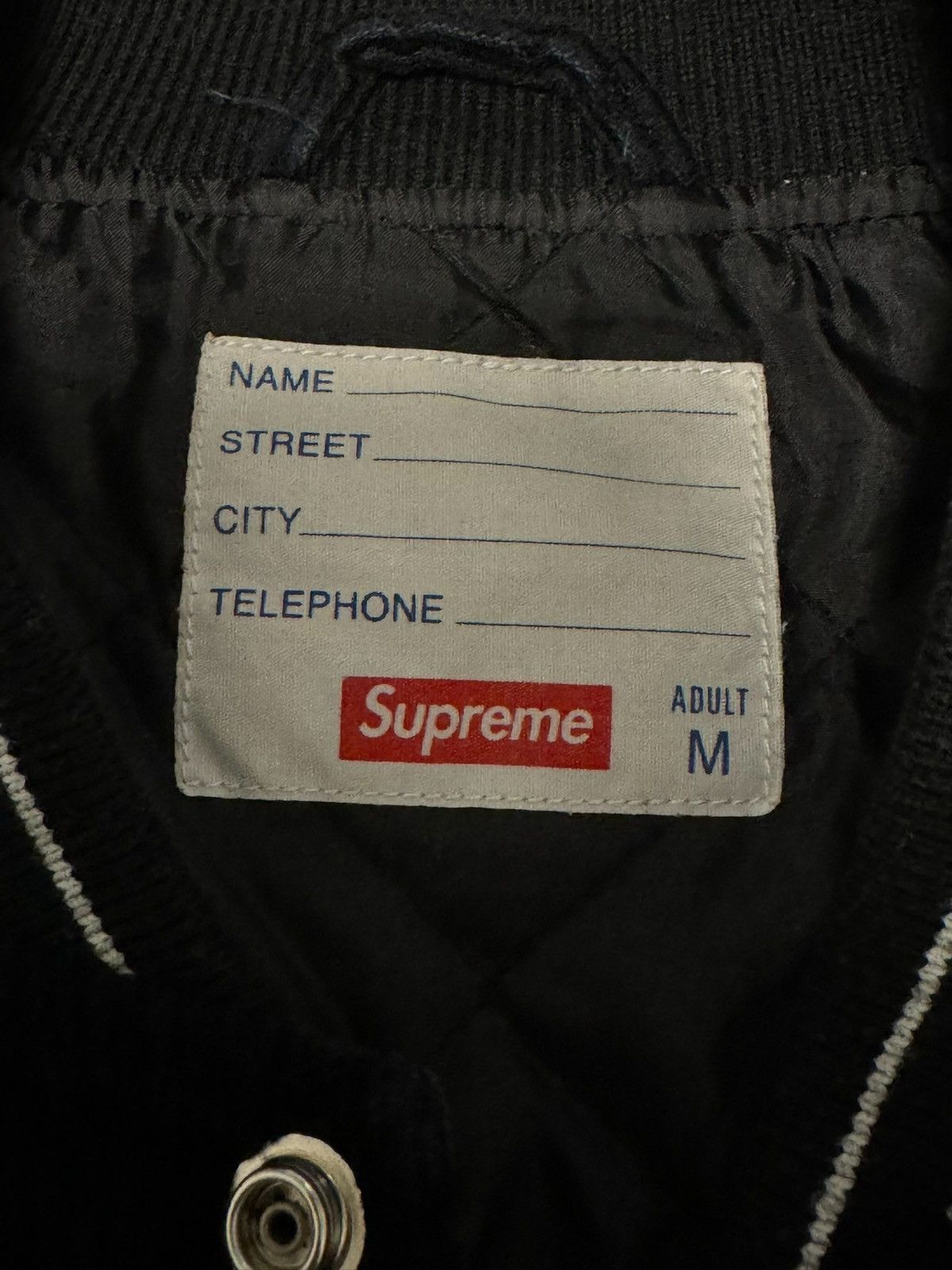 Supreme Supreme Old English Corduroy Varsity Jacket Size US M / EU 48-50 / 2 - 4 Thumbnail