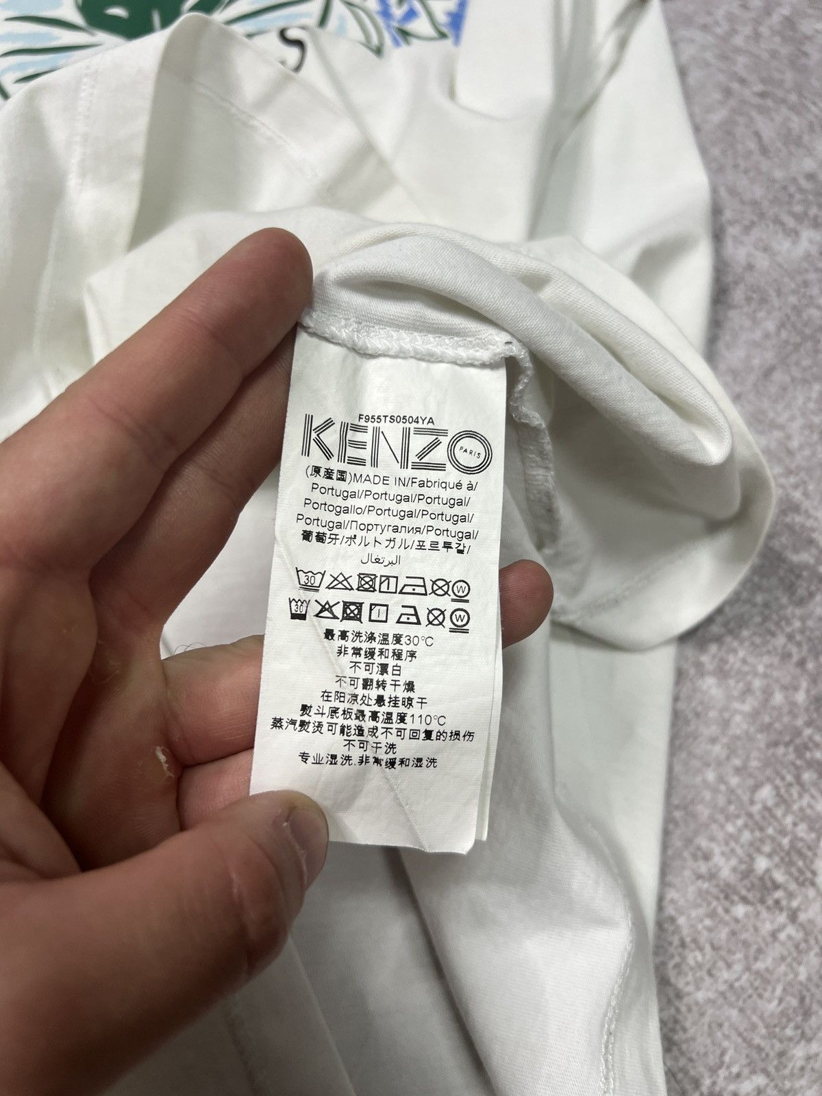 Kenzo Kenzo t shirt Big Logo Size L Size US L / EU 52-54 / 3 - 5 Thumbnail