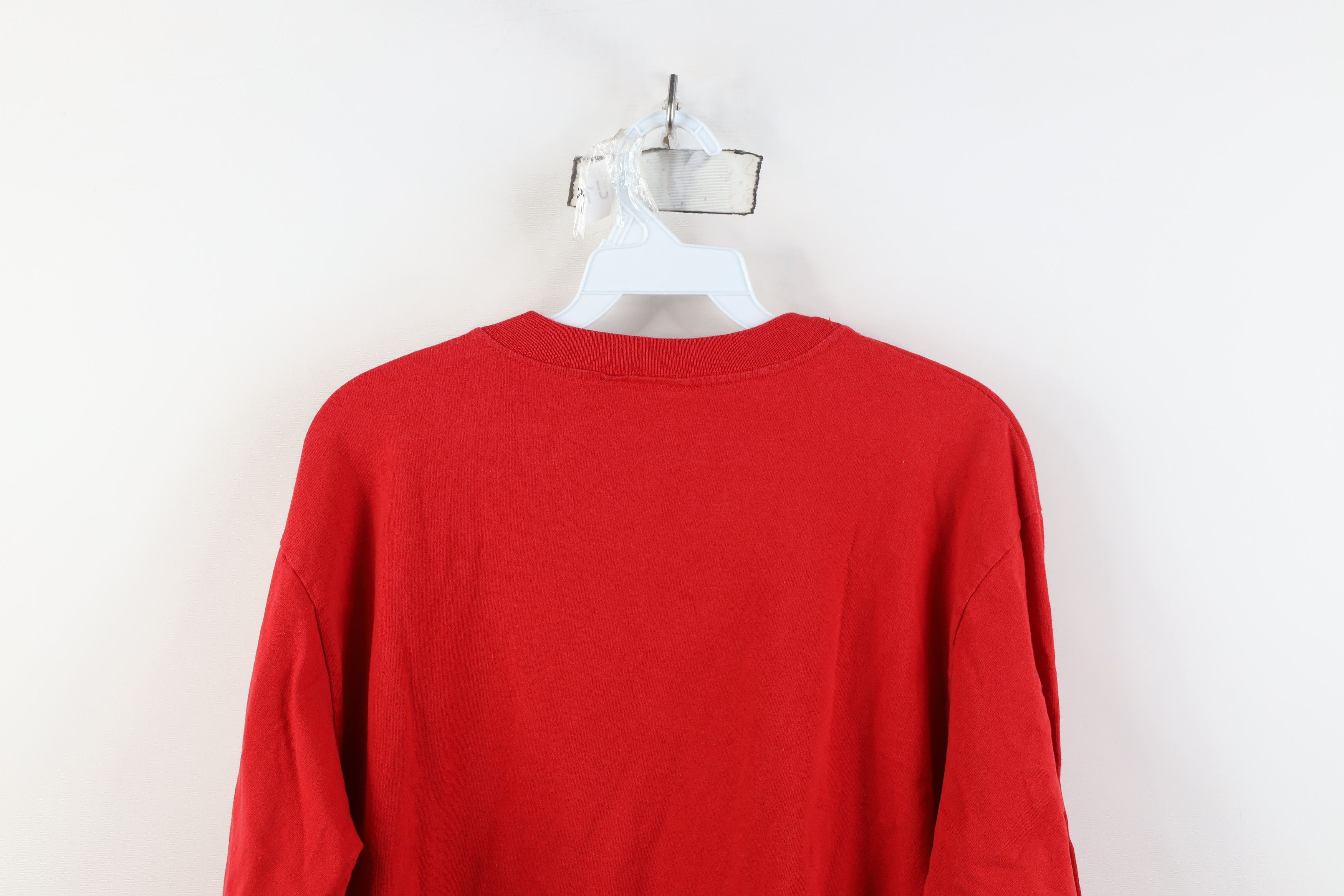 Vintage Vintage Y2K NASCAR Kahne Racing Long Sleeve T-Shirt Red Size US L / EU 52-54 / 3 - 14 Thumbnail
