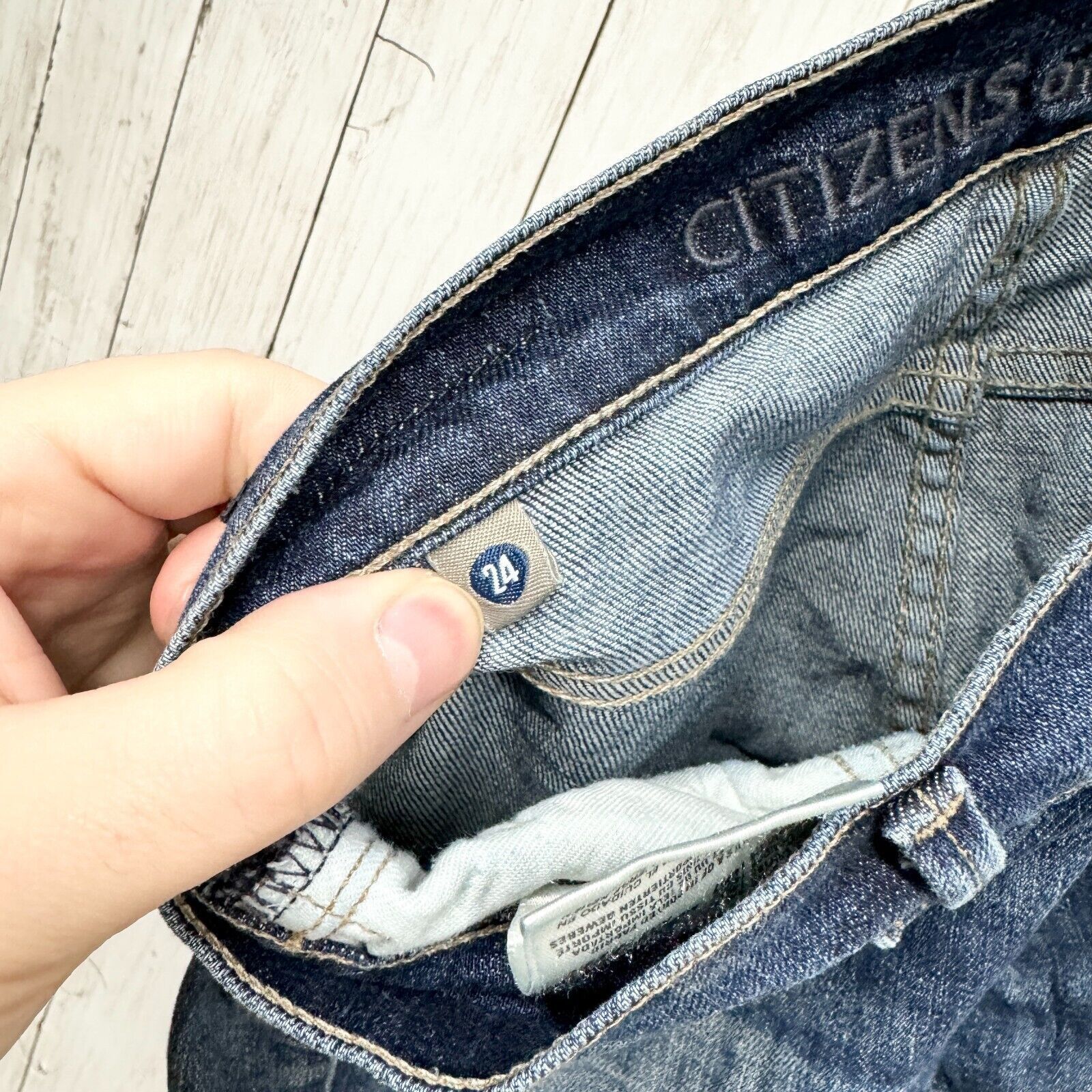 Citizens Of Humanity Citizens of Humanity 24 Slim Bootcut Cotton Jeans Blue Denim Size 24" / US 00 / IT 34 - 5 Thumbnail