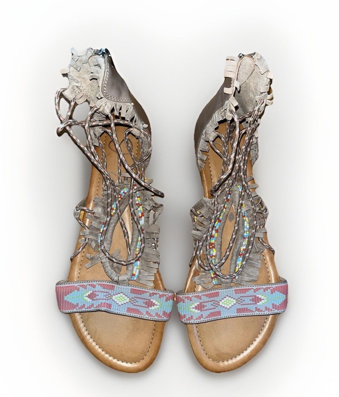 Jessica Simpson Jessia Simpson Wmn's Sz 8.5 Aztec Tassel Indigenous Chancla Size US 8.5 / IT 38.5 - 1 Thumbnail