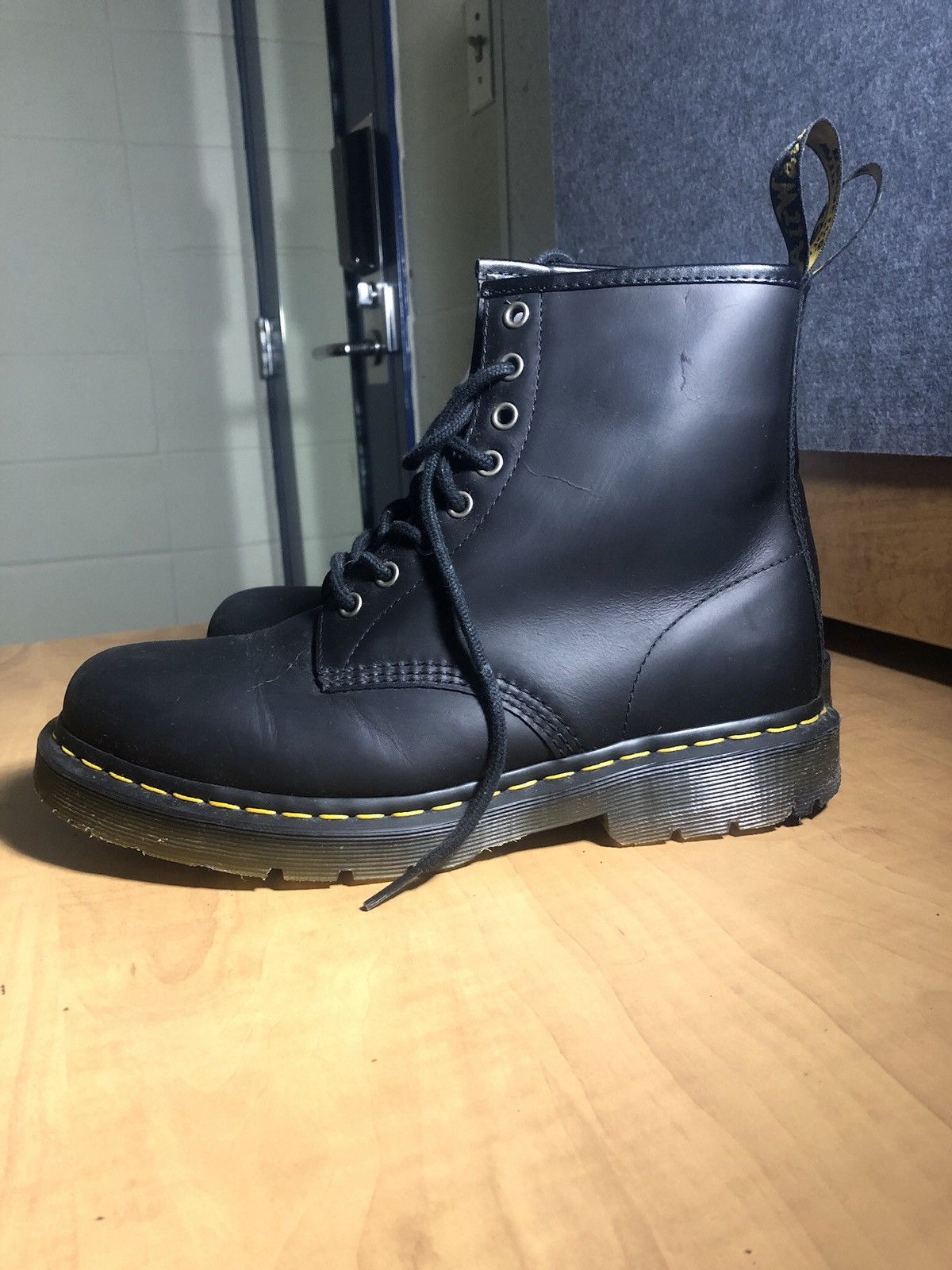Dr. Martens Dr. Martens Matte Black Boots Size US 9 / EU 42 - 1 Thumbnail