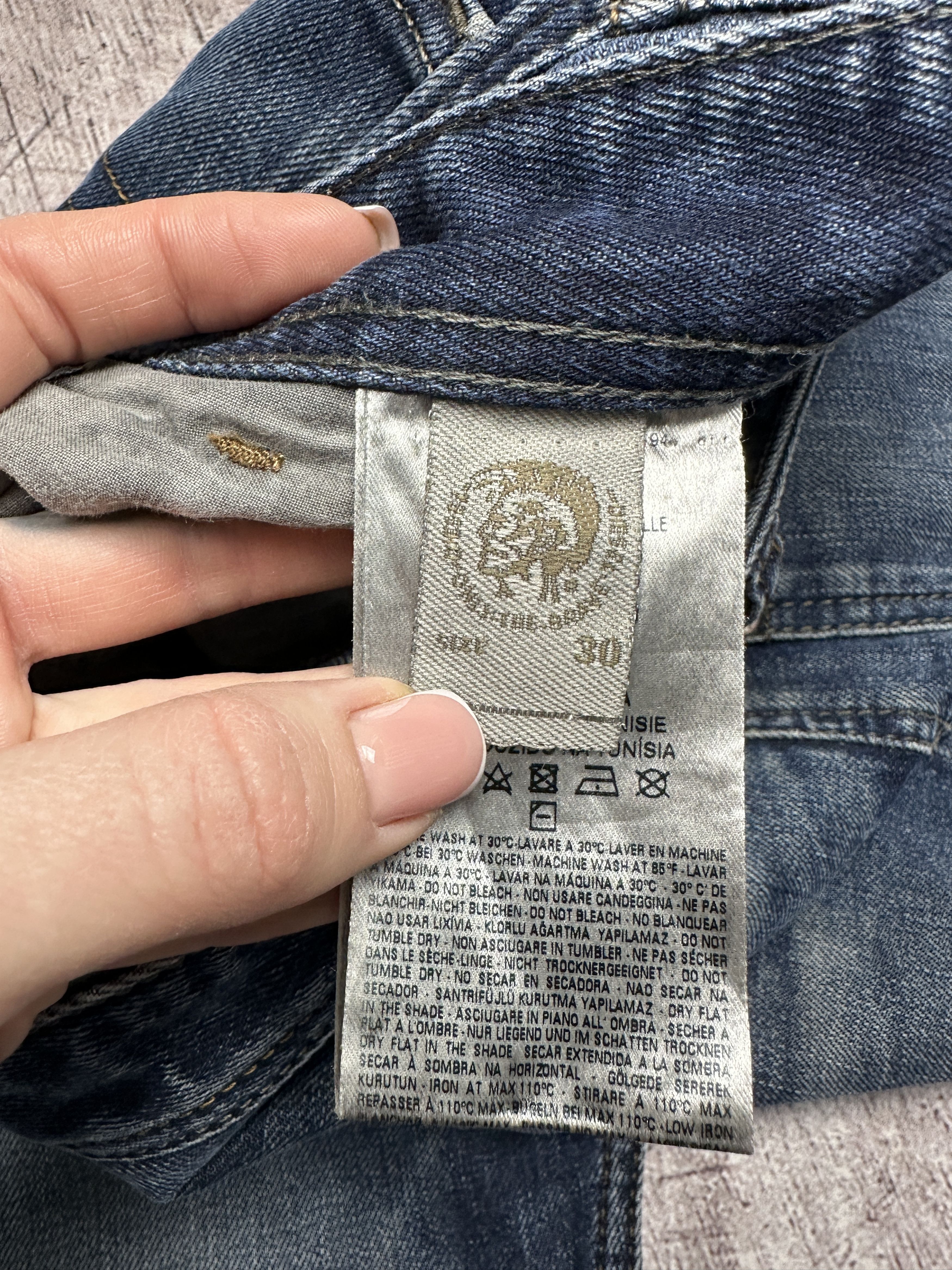 Diesel × Vintage Diesel Waykee Mens Denim Pants Jeans Size US 30 / EU 46 - 5 Thumbnail