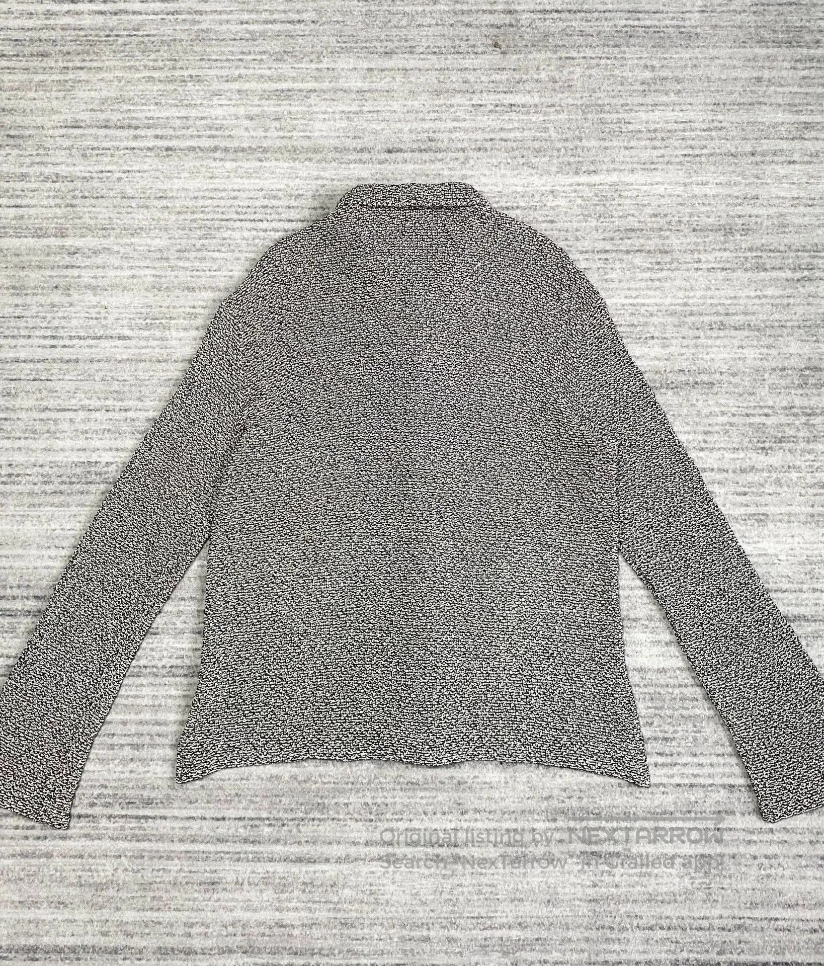 Our Legacy Our Legacy Black and White Cardigan. Size L / US 10 / IT 46 - 2 Thumbnail
