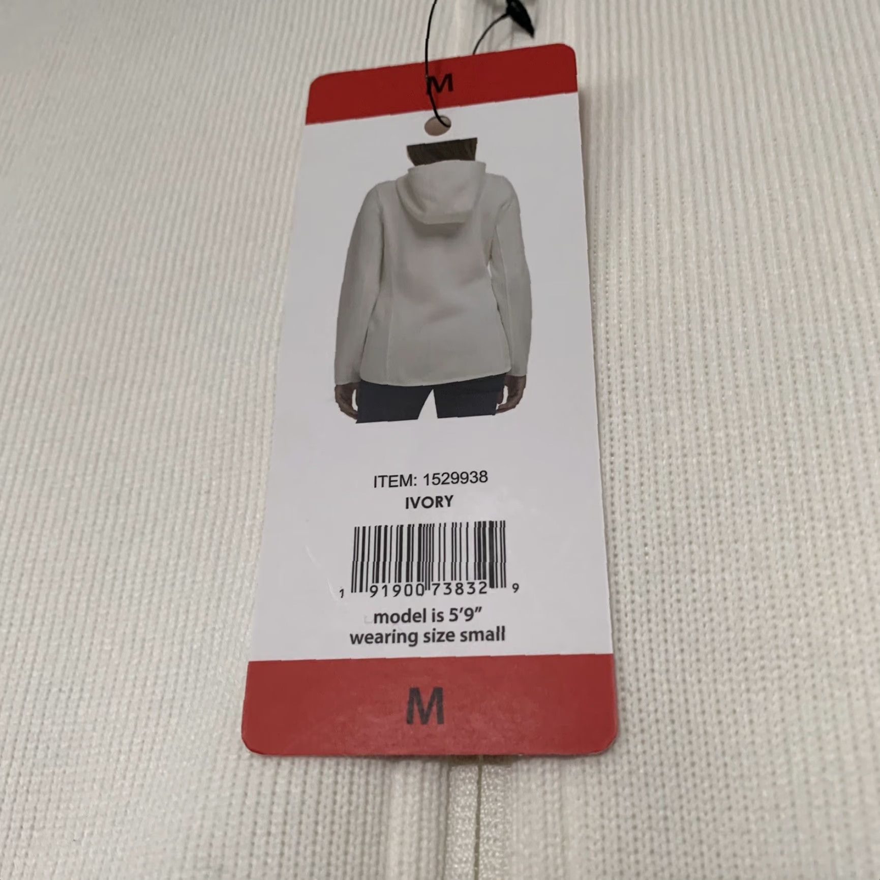 Andrew Marc ANDREW MARC Jacket Women Ivory M Knit Fleece Performance Full Zip Size M / US 6-8 / IT 42-44 - 4 Thumbnail
