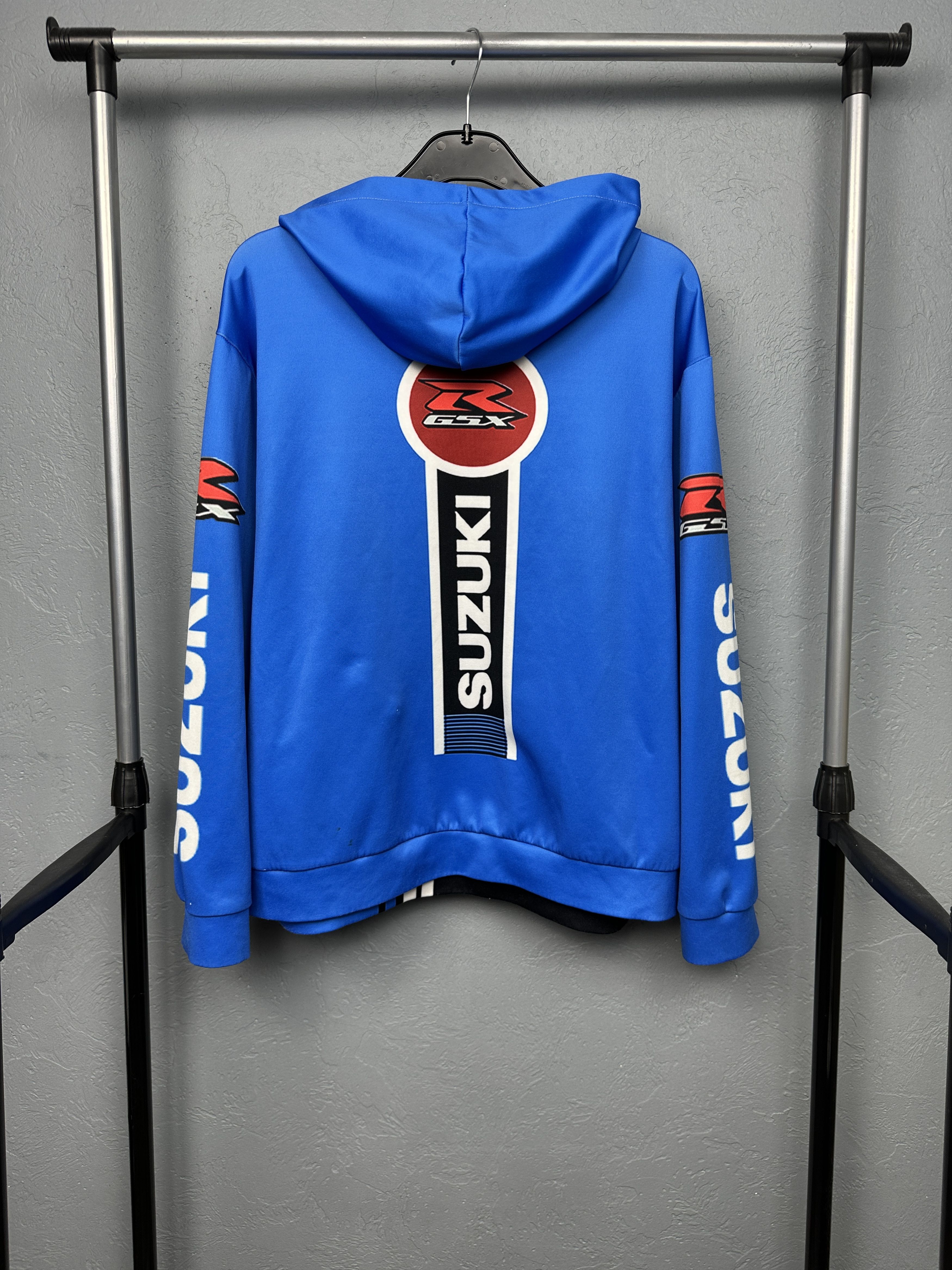 Japanese Brand Suzuki Racing Team Mens Hoodie Size US XXL / EU 58 / 5 - 8 Thumbnail