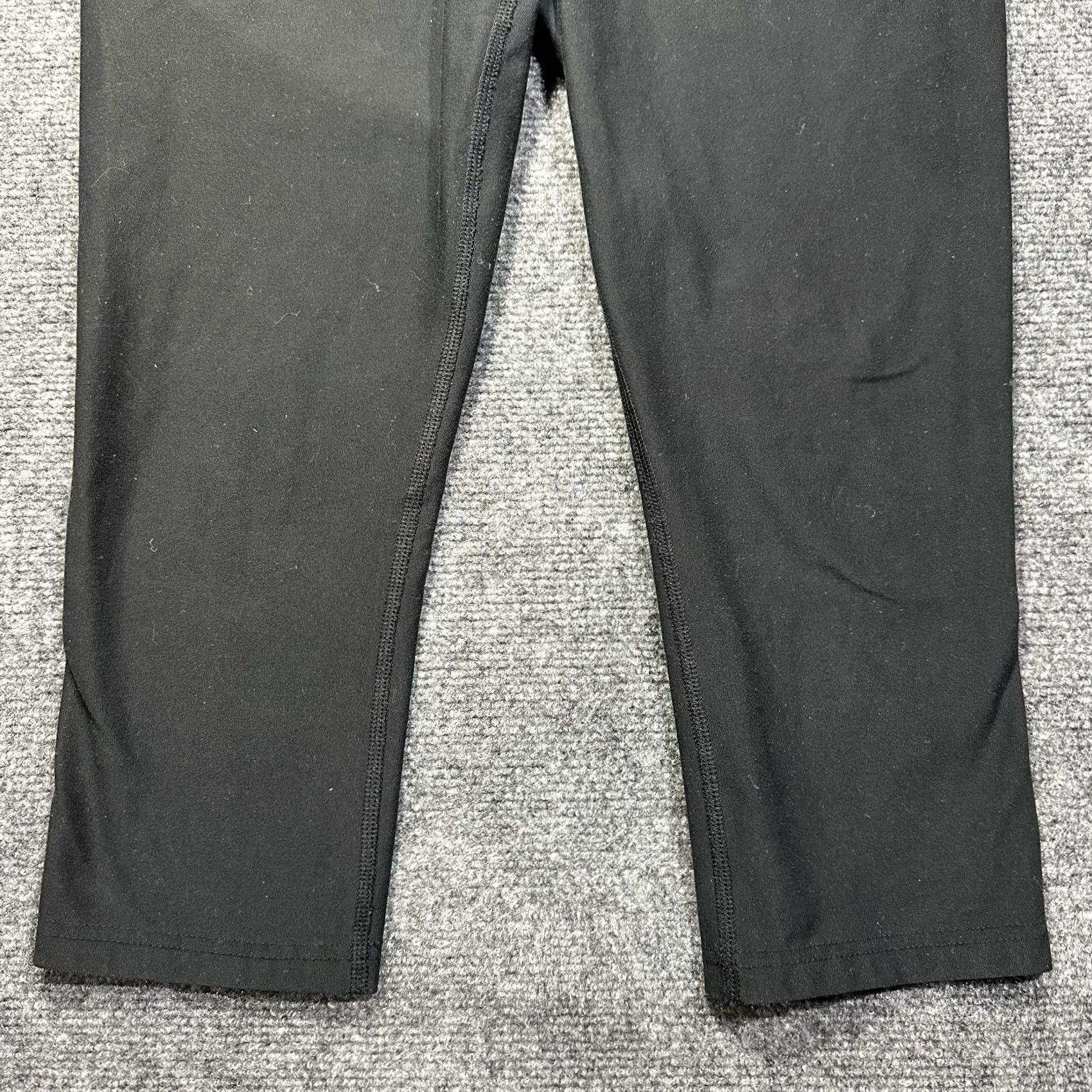 Nike Nike Dri-Fit Pants Womens M Black Stretch Compression Ankle Pants Size 32" / US 10 / IT 46 - 2 Thumbnail