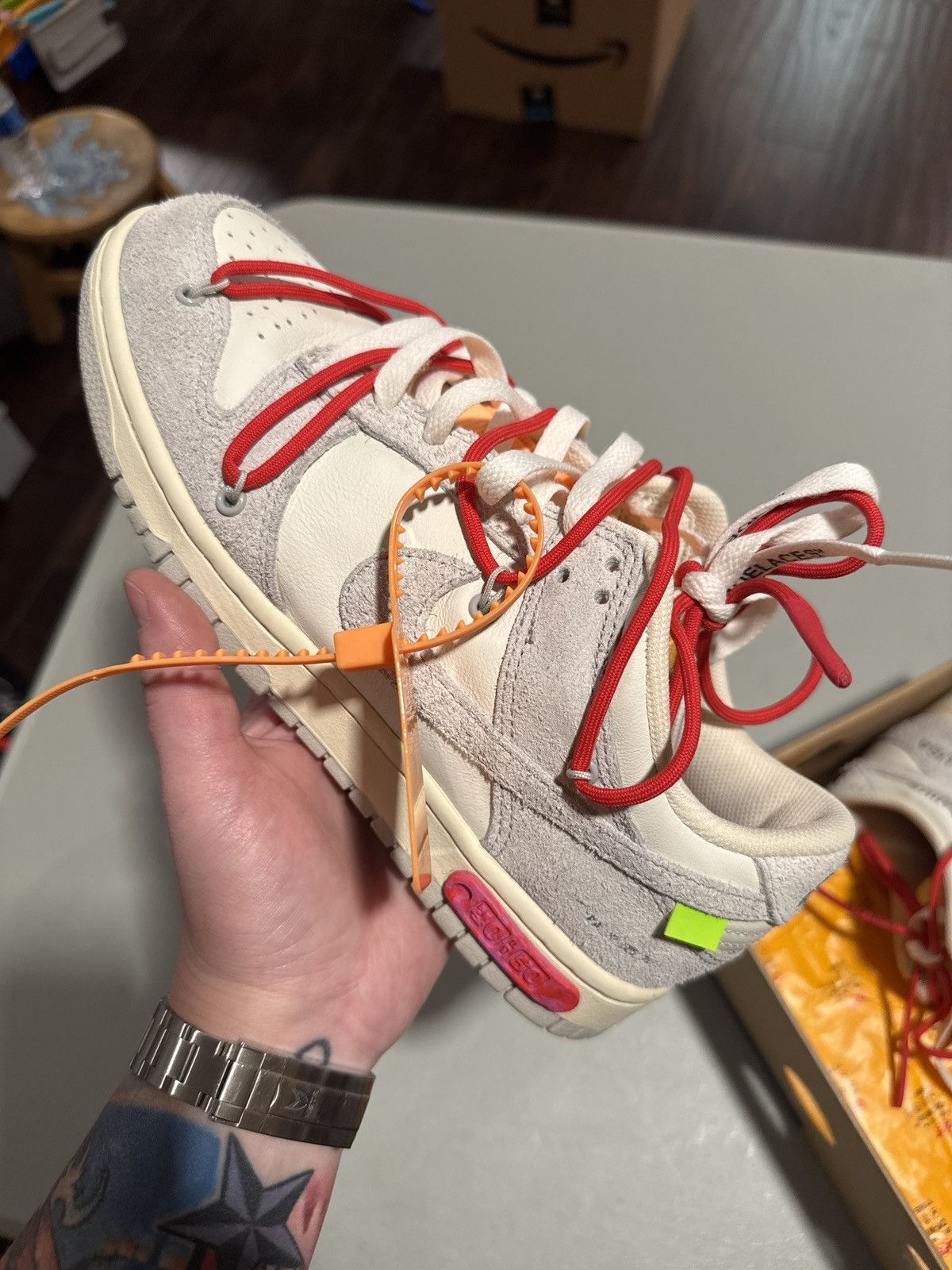 Nike Nike Dunk Off White Lot 40 - Used - 100% Authentic Size US 8 / EU 41 - 2 Thumbnail