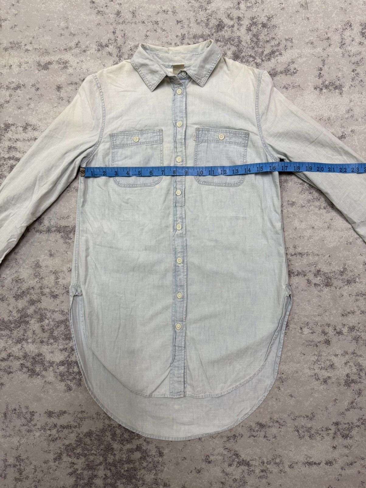 Levi's Levi’s light blue long sleeved denim button up shirt dress Size XS / US 0-2 / IT 36-38 - 12 Thumbnail
