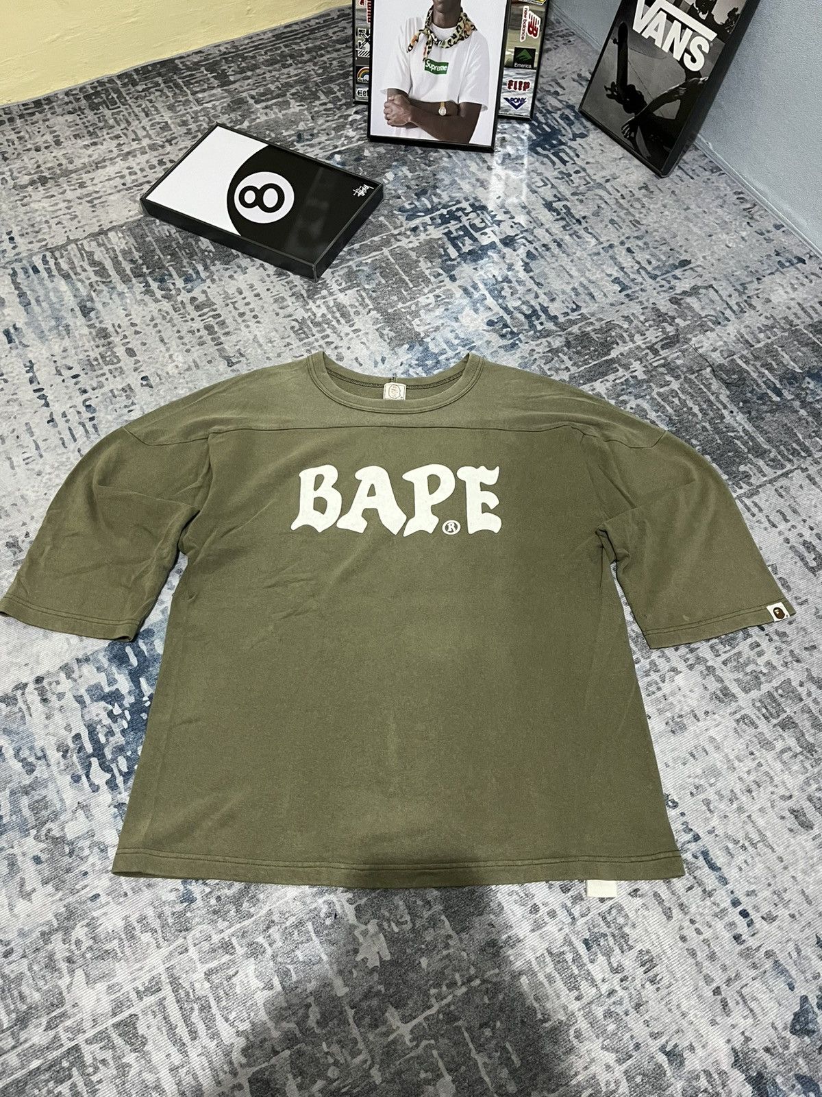Bape Vintage 90s Bape 3q ape shall never kill ape Size US M / EU 48-50 / 2 - 1 Thumbnail