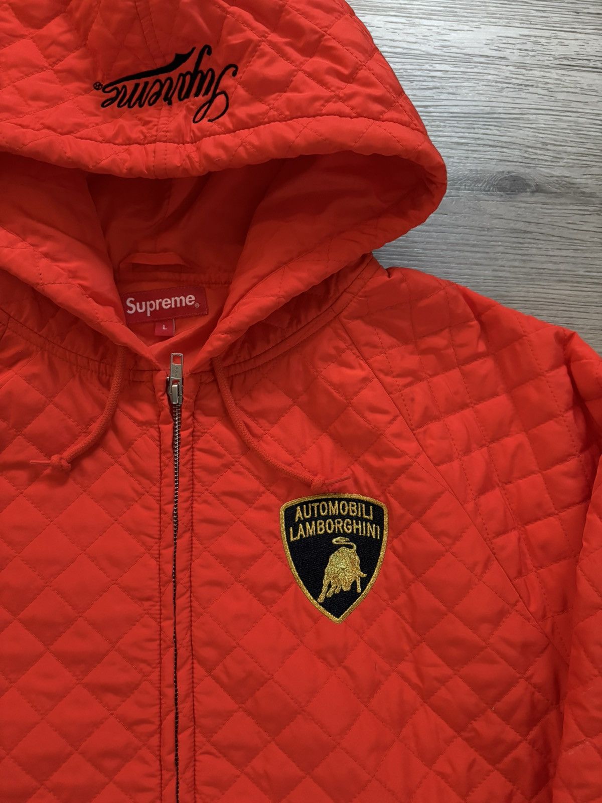 Supreme Supreme Automobili Lamborghini Hooded Work Jacket SS20 Size US L / EU 52-54 / 3 - 3 Thumbnail