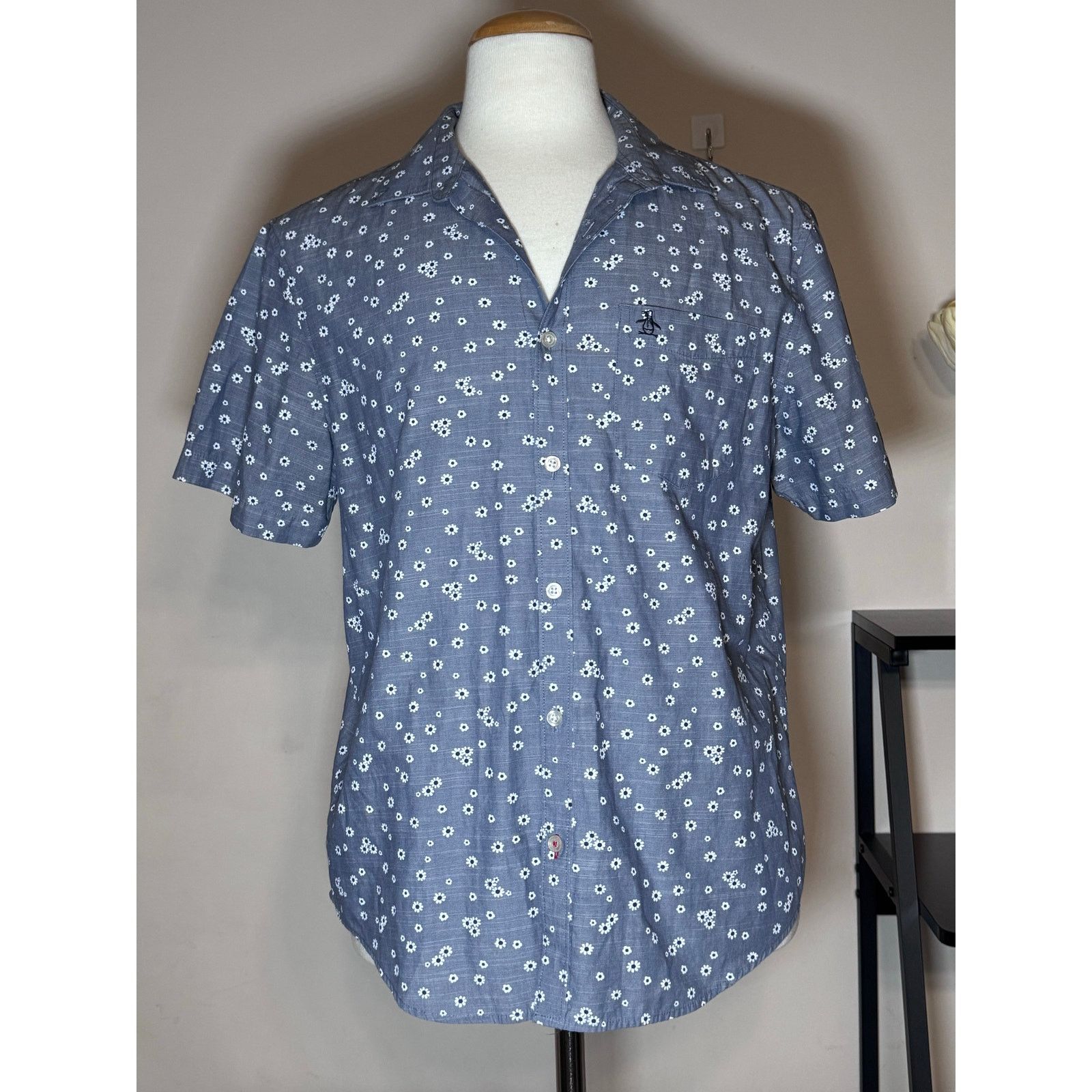Original Penguin Original Penguin Cotton Floral Casual Button-Down Shirts L Size US L / EU 52-54 / 3 - 1 Thumbnail