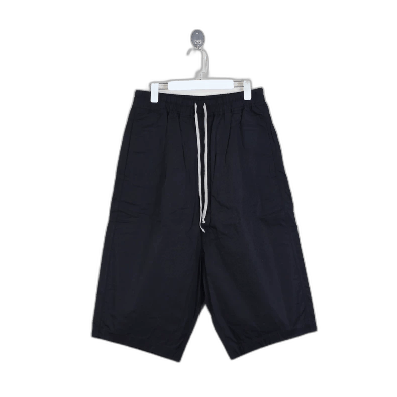 Rick Owens Rick Owens Sub-line Drawstring Black Shorts-2508 Size US 26 / EU 42 - 1 Thumbnail