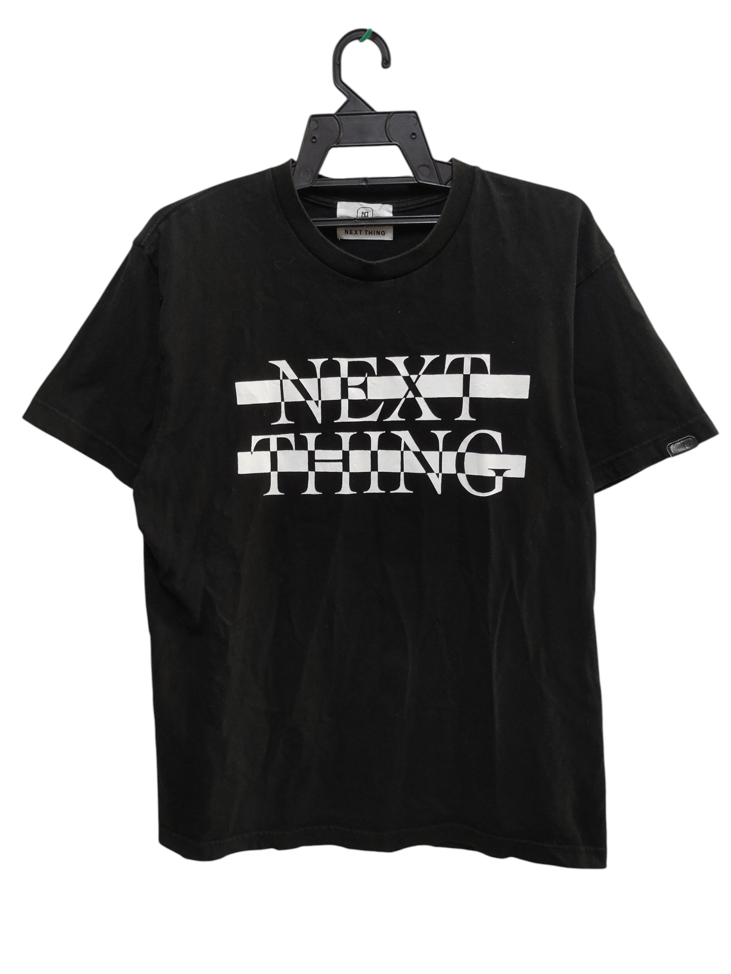 Japanese Brand NEXT THING japan mens black tee Size US L / EU 52-54 / 3 - 1 Thumbnail