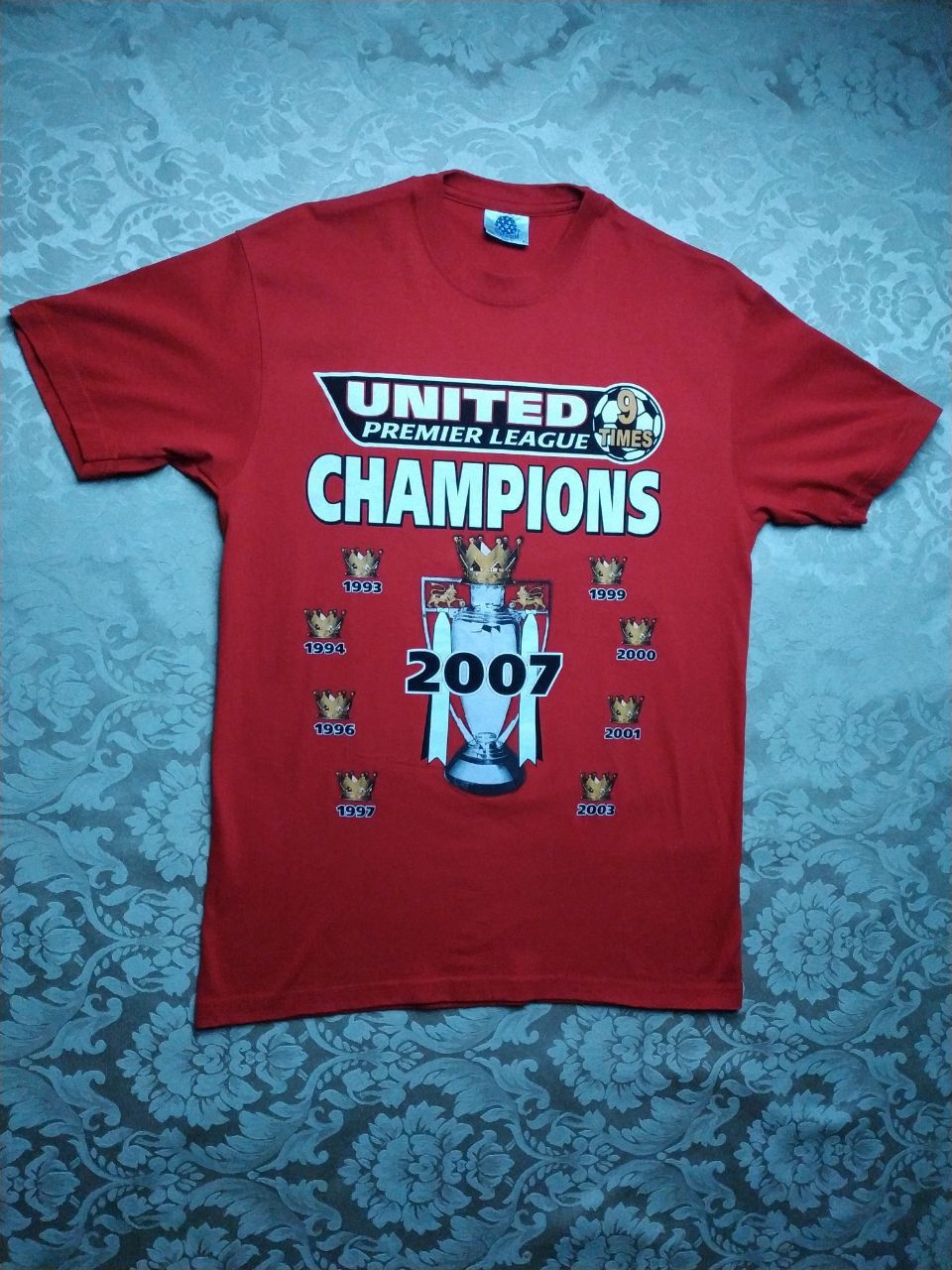 Vintage Manchester United Premier League Champ 2007 football jersey Size US S / EU 44-46 / 1 - 1 Thumbnail