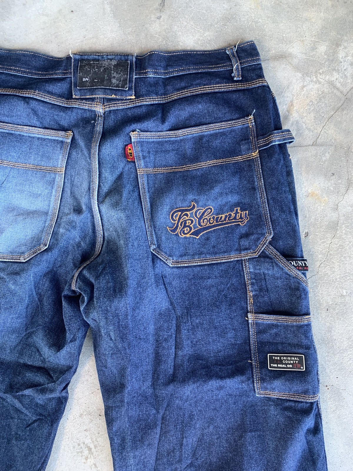 image of Fubu x Jnco Baggy Fb County Denim in Check, Men's (Size 40)