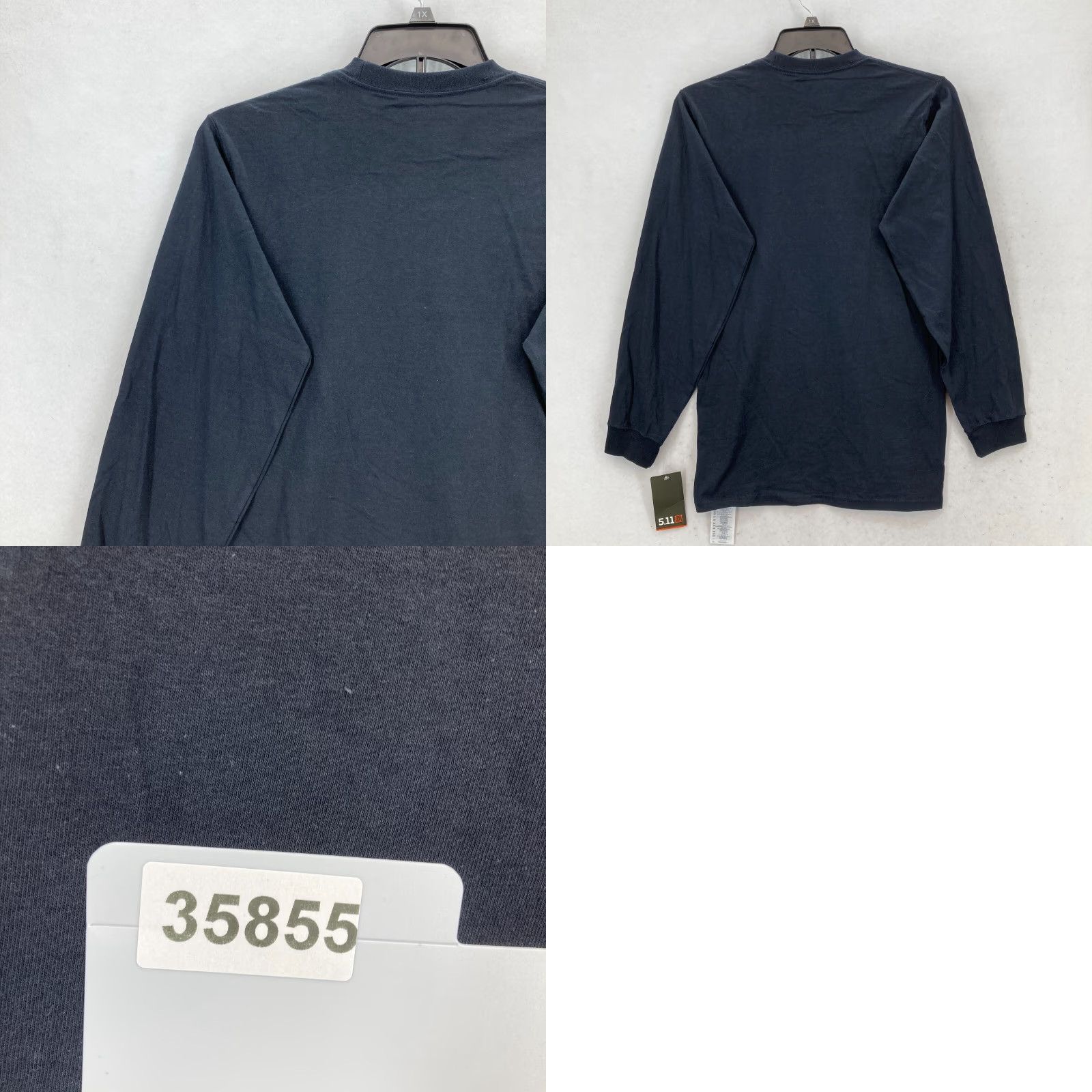 Vintage 5.11 Tactical Station Wear Long Sleeve T-Shirt Mens Small Navy Blue Jersey Knit Size US S / EU 44-46 / 1 - 9 Thumbnail