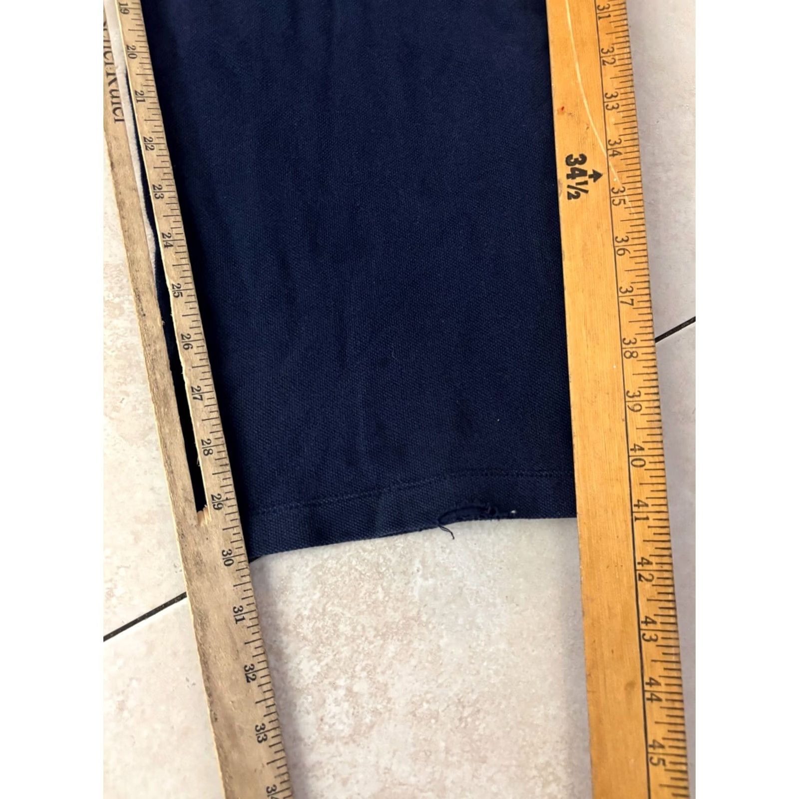 Ralph Lauren VINTAGE Polo Ralph Lauren Striped Pique Sweatpants Mens 2XL Blue Sweatpants 90s Athleisure Logo Polo Lo-Life Men Size US XXL / EU 58 / 5 - 6 Thumbnail