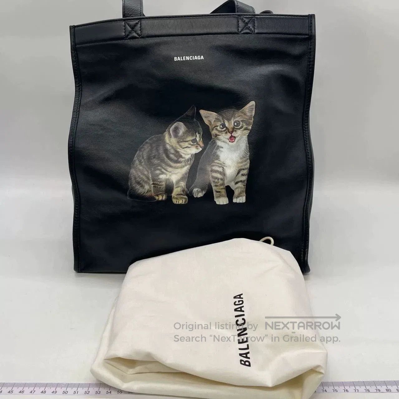 Balenciaga balenciaga tote bag with cat print design. Size ONE SIZE - 1 Thumbnail