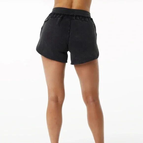 Alphalete Athletics NWT Alphalete Women's Terry Relaxed Shorts - Onyx - Size M Size 31" - 2 Thumbnail