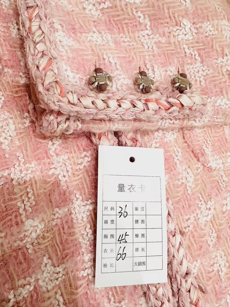 Chanel Chanel Restaurant series cherry blossom pink woven jacket Size XS / US 0-2 / IT 36-38 - 9 Thumbnail