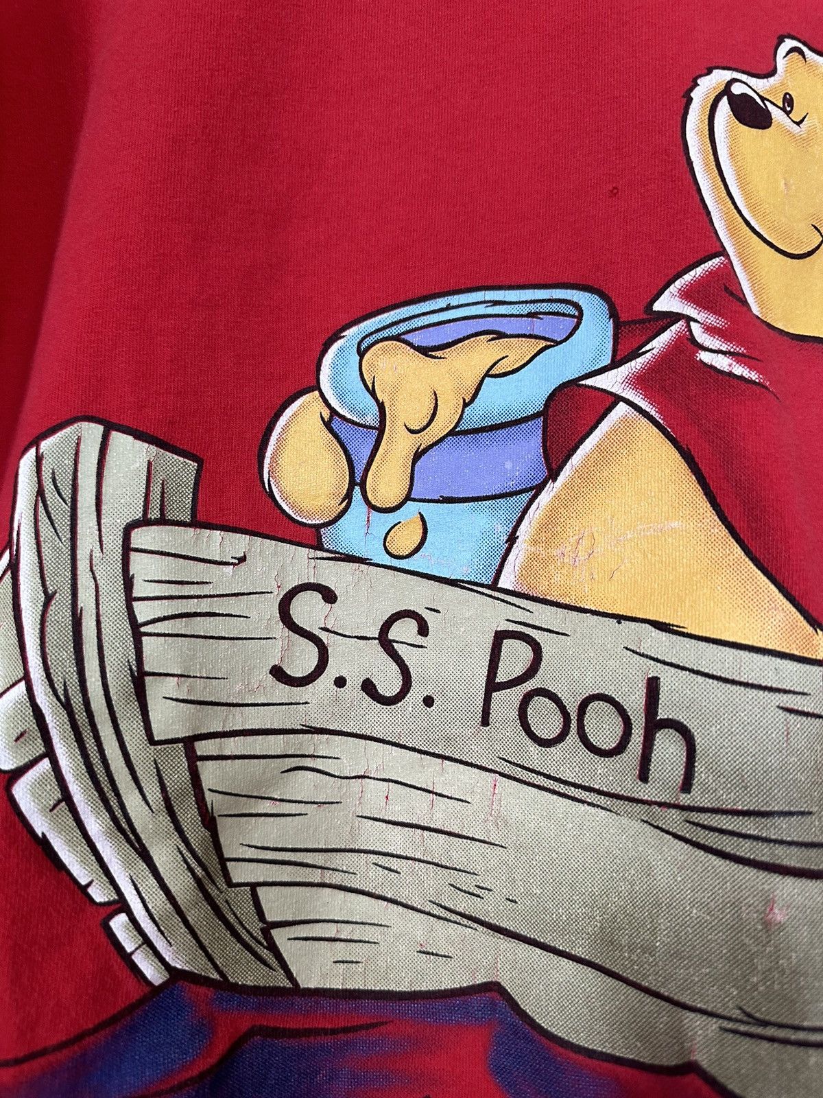 Disney × Vintage Vintage 90s Winnie The Pooh SS Pooh Sailor T-Shirt Size US XL / EU 56 / 4 - 6 Thumbnail